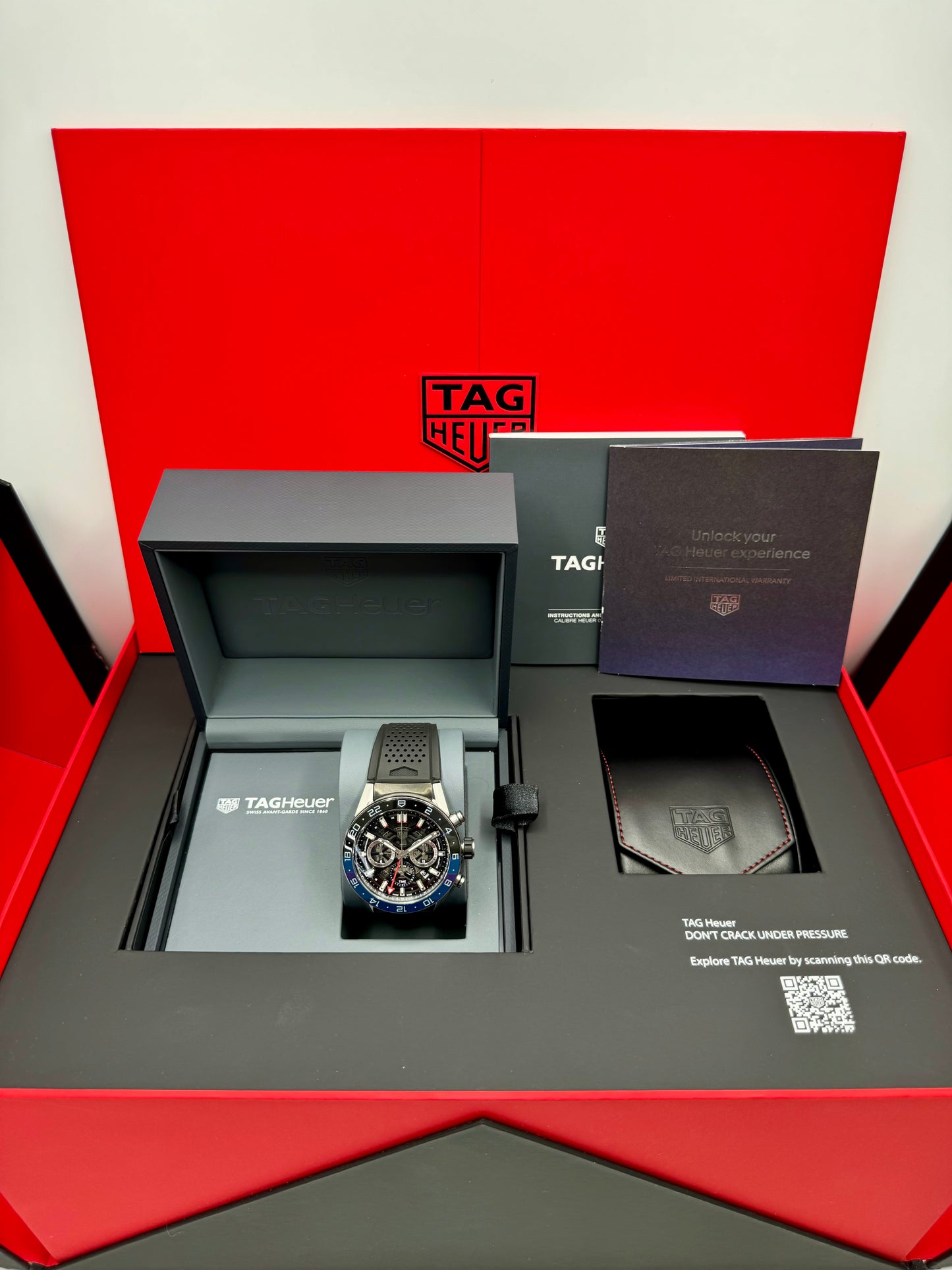 NEW 2022 Tag Heuer Carrera Heuer 02 CBG2A1Z.FT6157 Skeletonized Dial