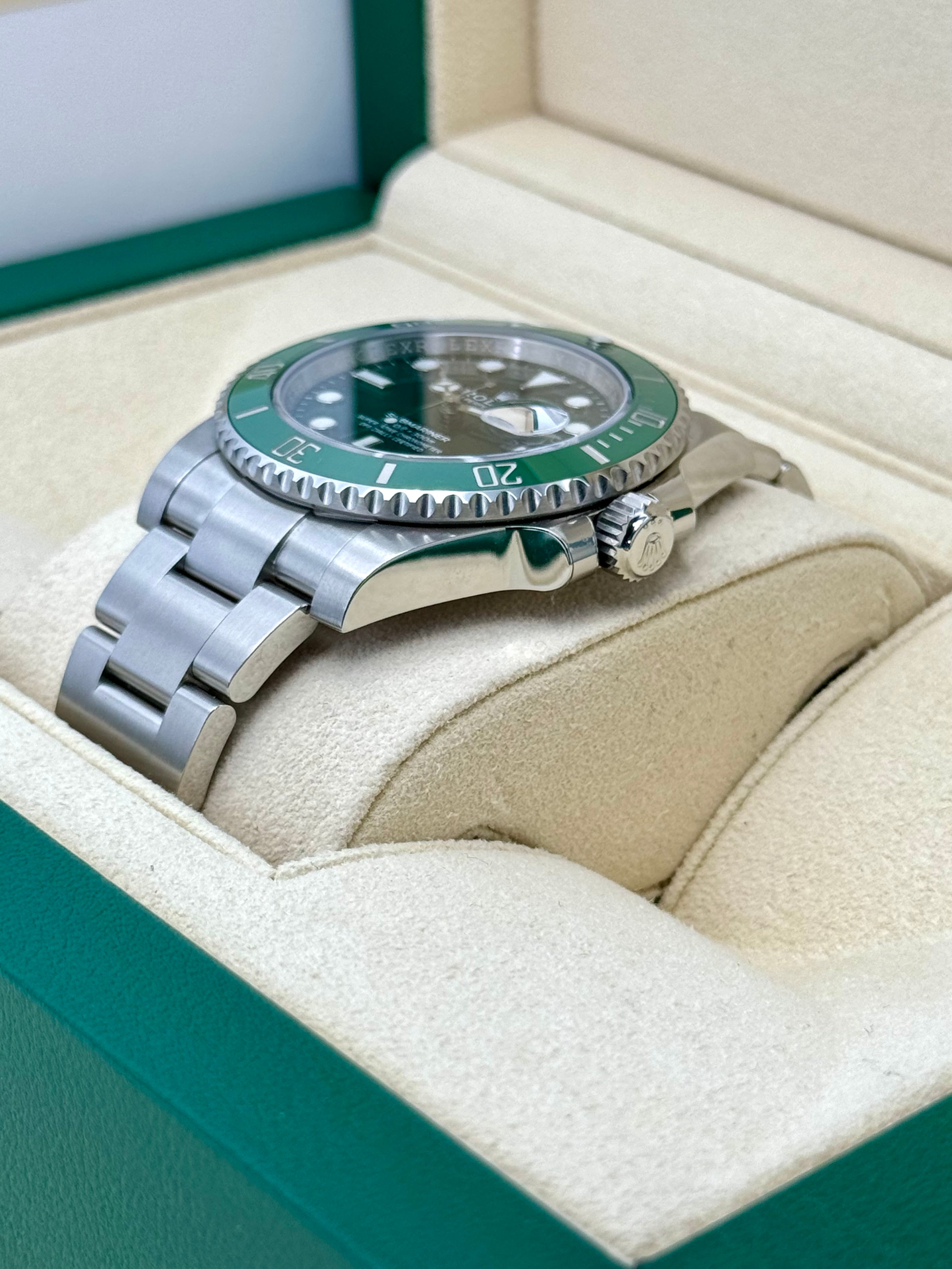 2020 Rolex Submariner Hulk 40mm 116610LV Green Dial MyWatchLLC