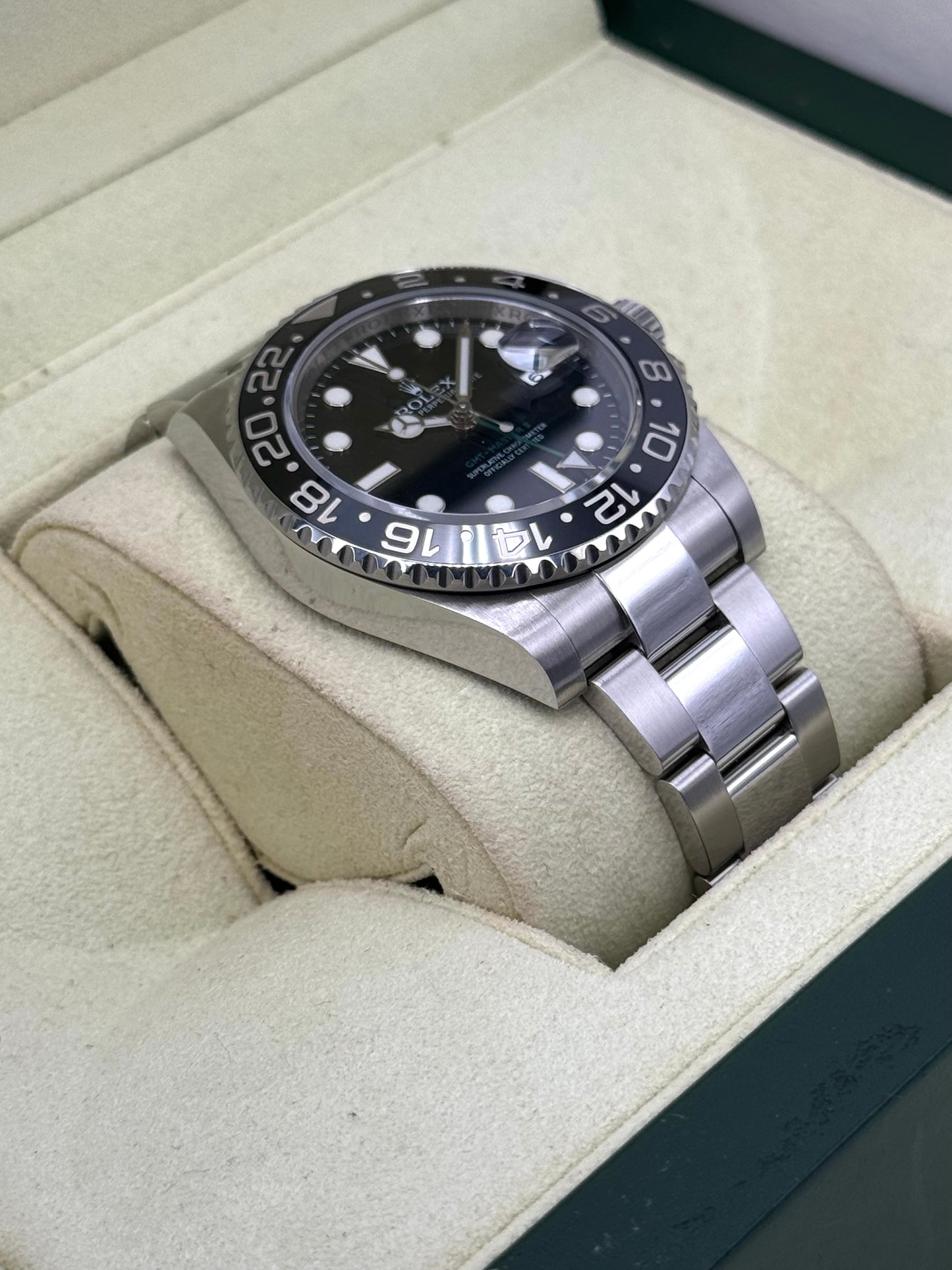 2011 Rolex GMT-Master II 40mm 116710LN Stainless Steel Black Dial