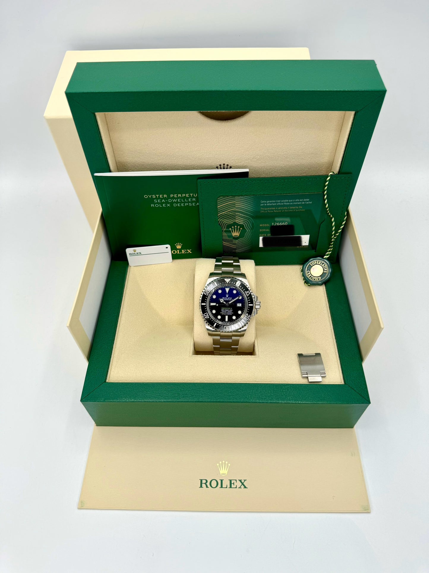 NEW 2022 Rolex Sea-Dweller "James Cameron" 44mm 126660 Blue Dial - MyWatchLLC