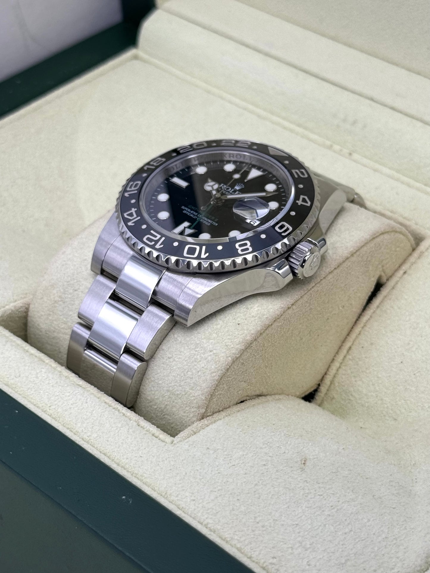 2011 Rolex GMT-Master II 40mm 116710LN Stainless Steel Black Dial