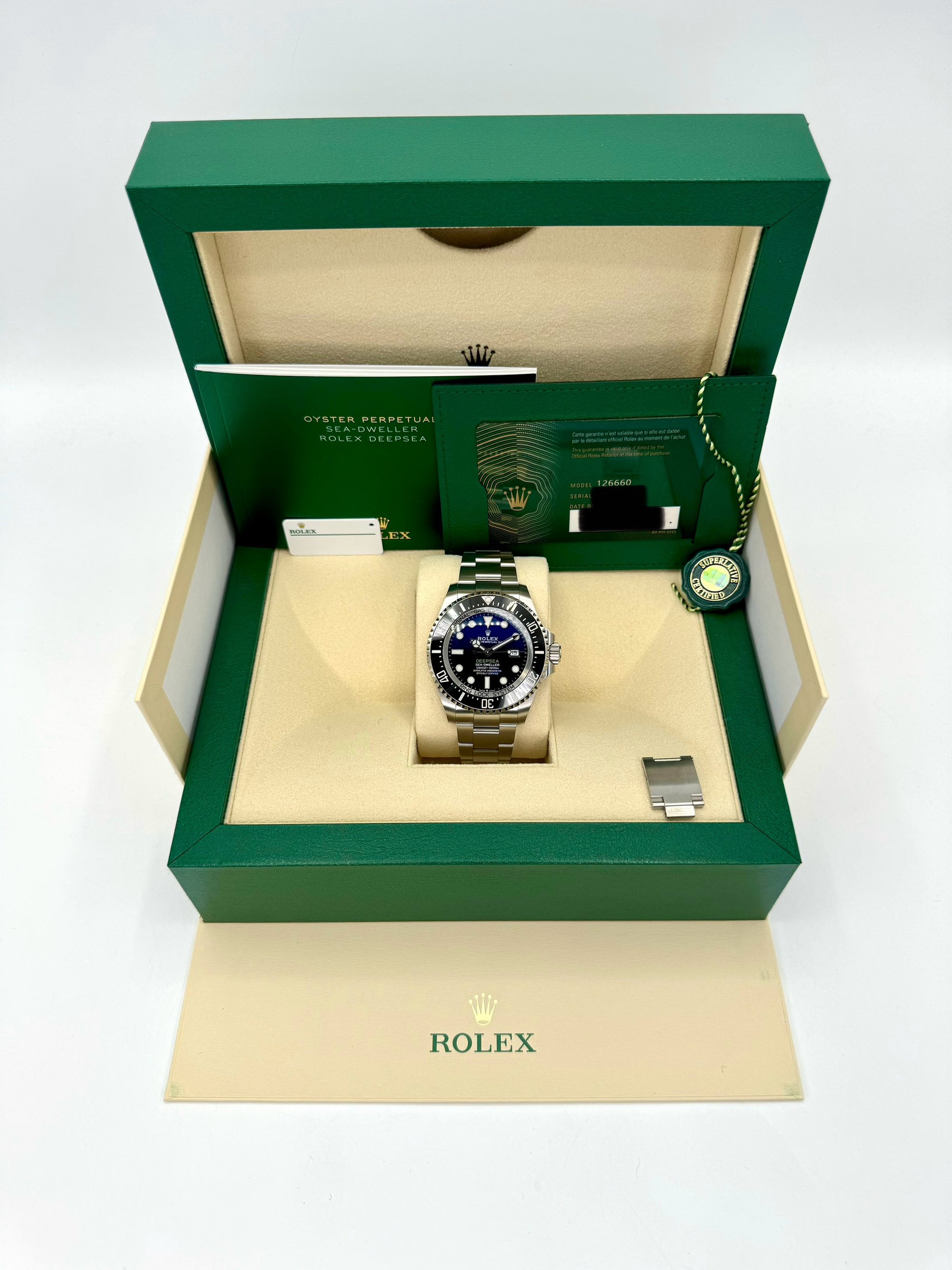 NEW 2022 Rolex Sea-Dweller "James Cameron" 44mm 126660 Blue Dial - MyWatchLLC