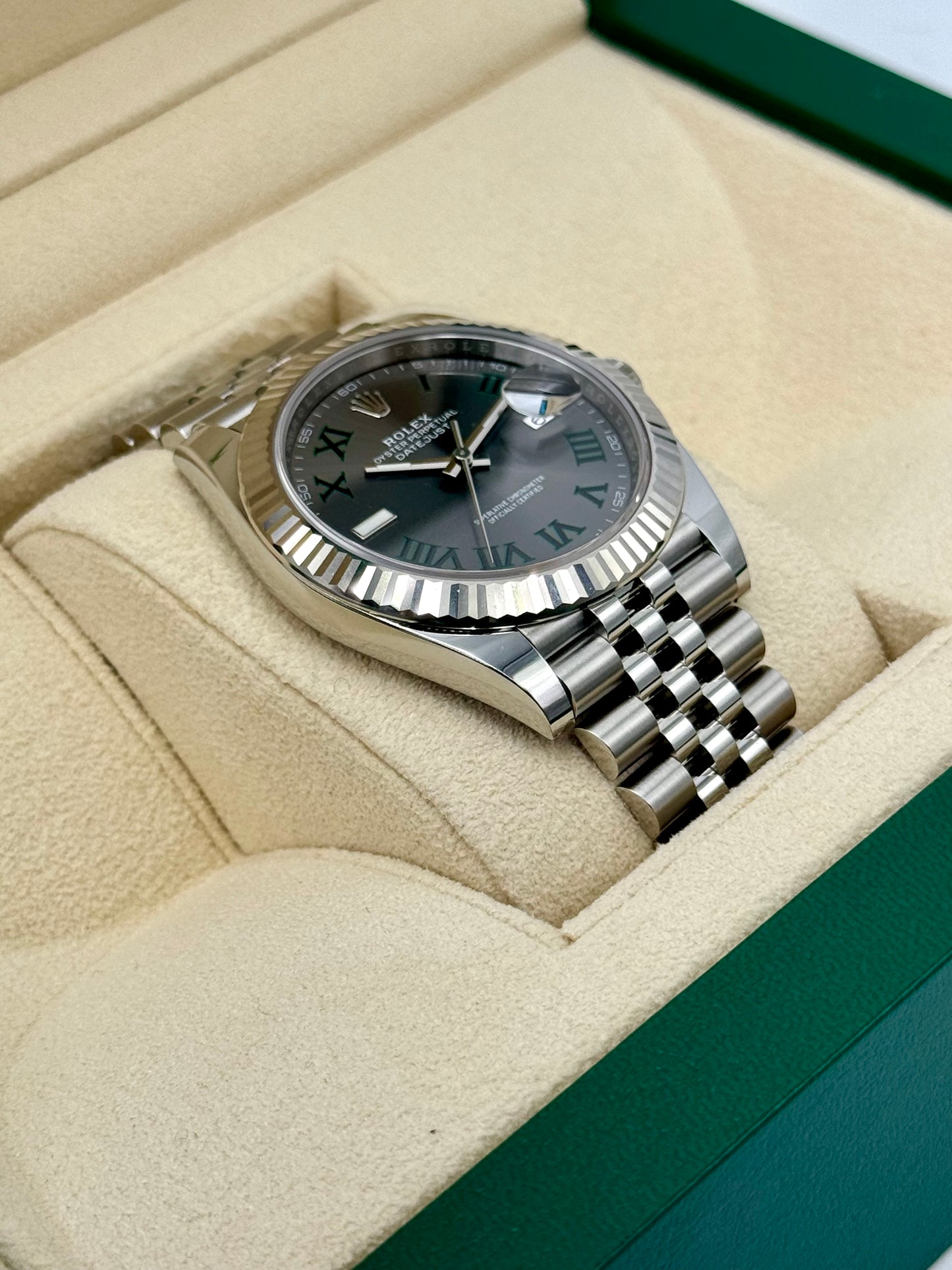 2024 Rolex Datejust 41mm 126334 Jubilee Wimbledon Dial