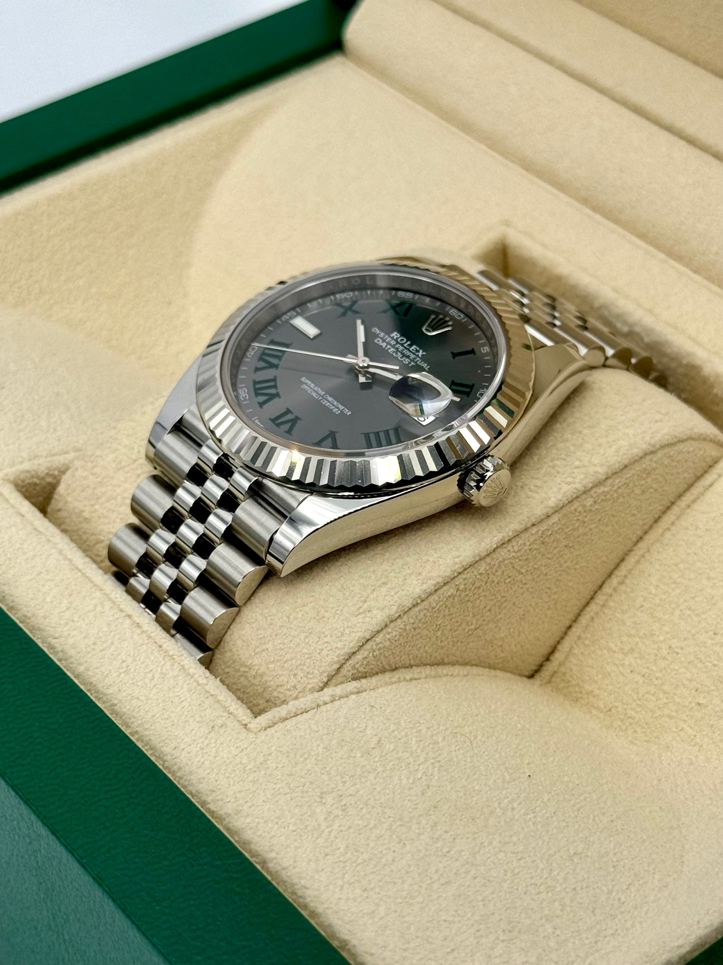 2024 Rolex Datejust 41mm 126334 Jubilee Wimbledon Dial