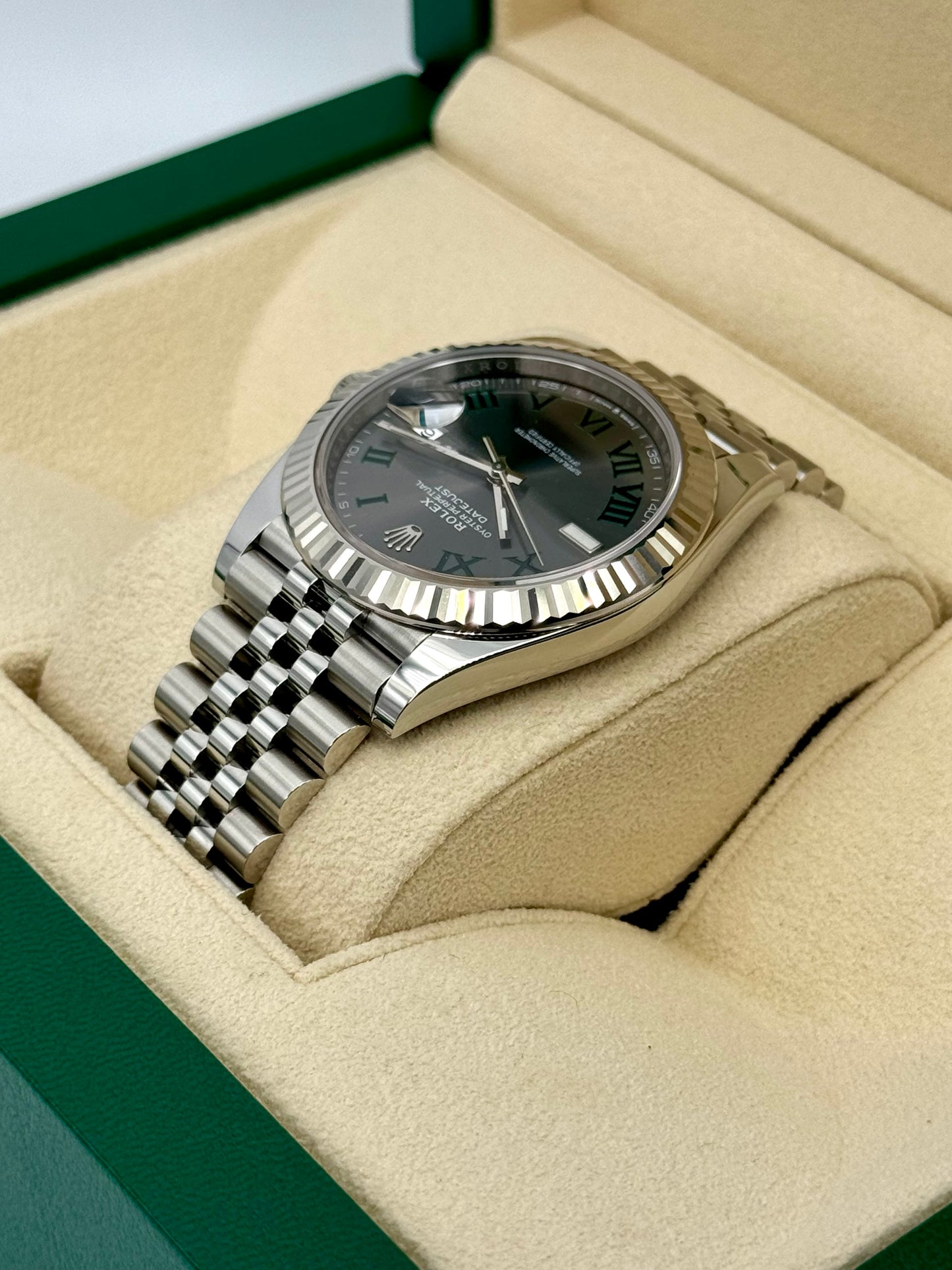 2024 Rolex Datejust 41mm 126334 Jubilee Wimbledon Dial