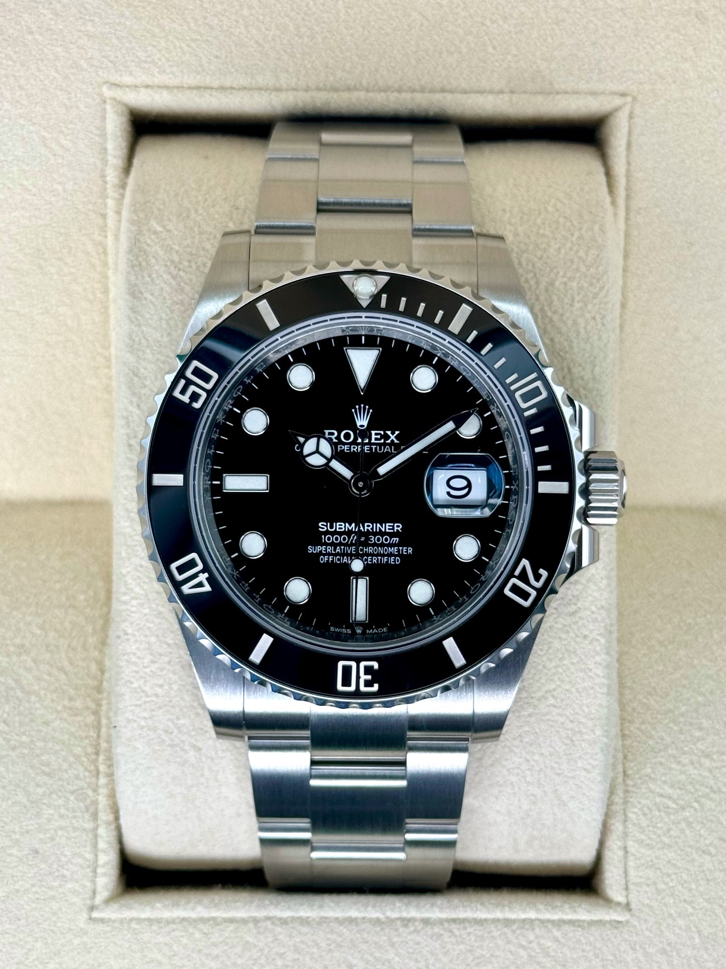 2021 Rolex Submariner 41mm 126610LN Stainless Steel Black Dial