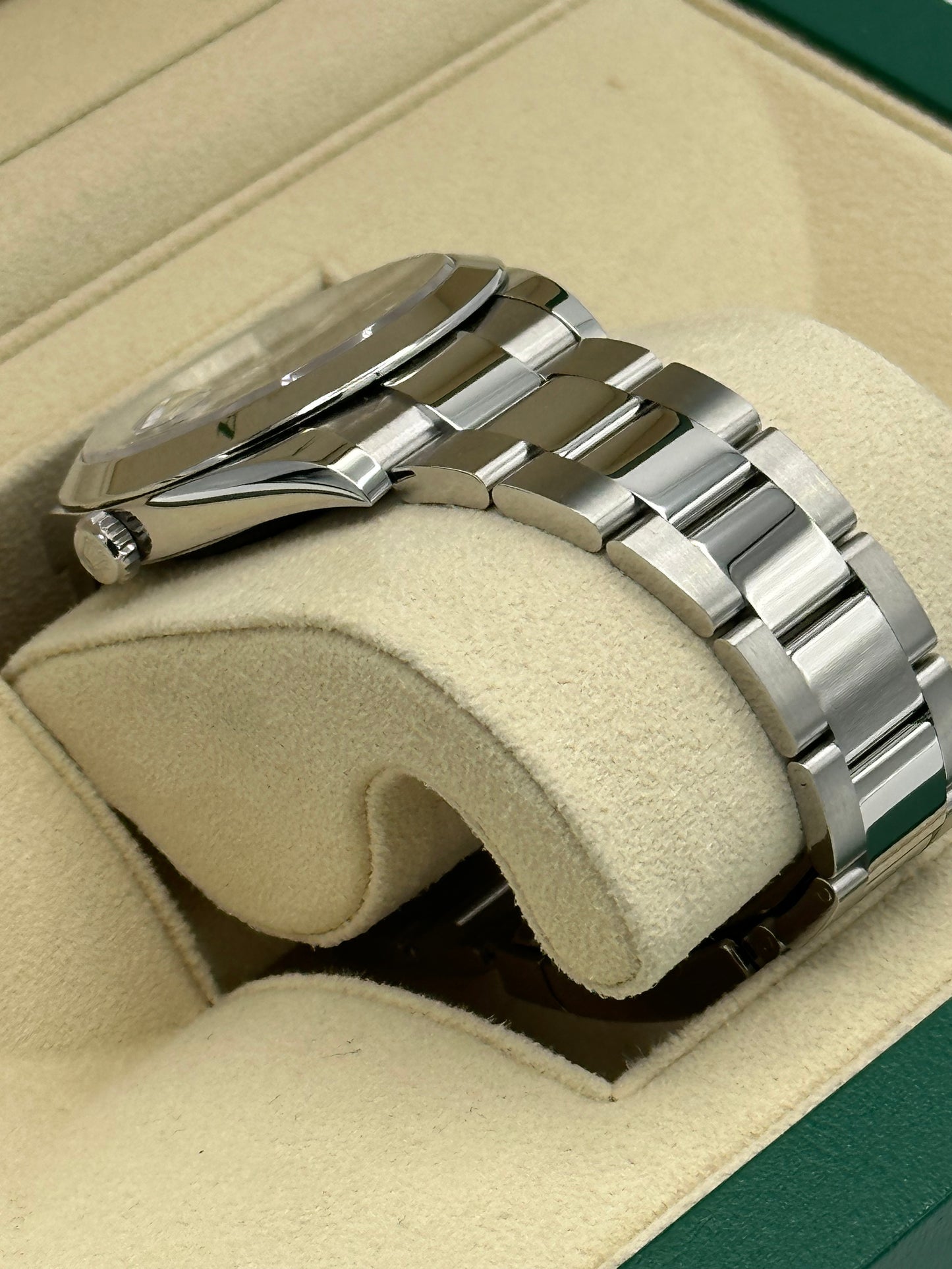 2022 Rolex Datejust 41mm Stainless Steel Green Dial Oyster - MyWatchLLC