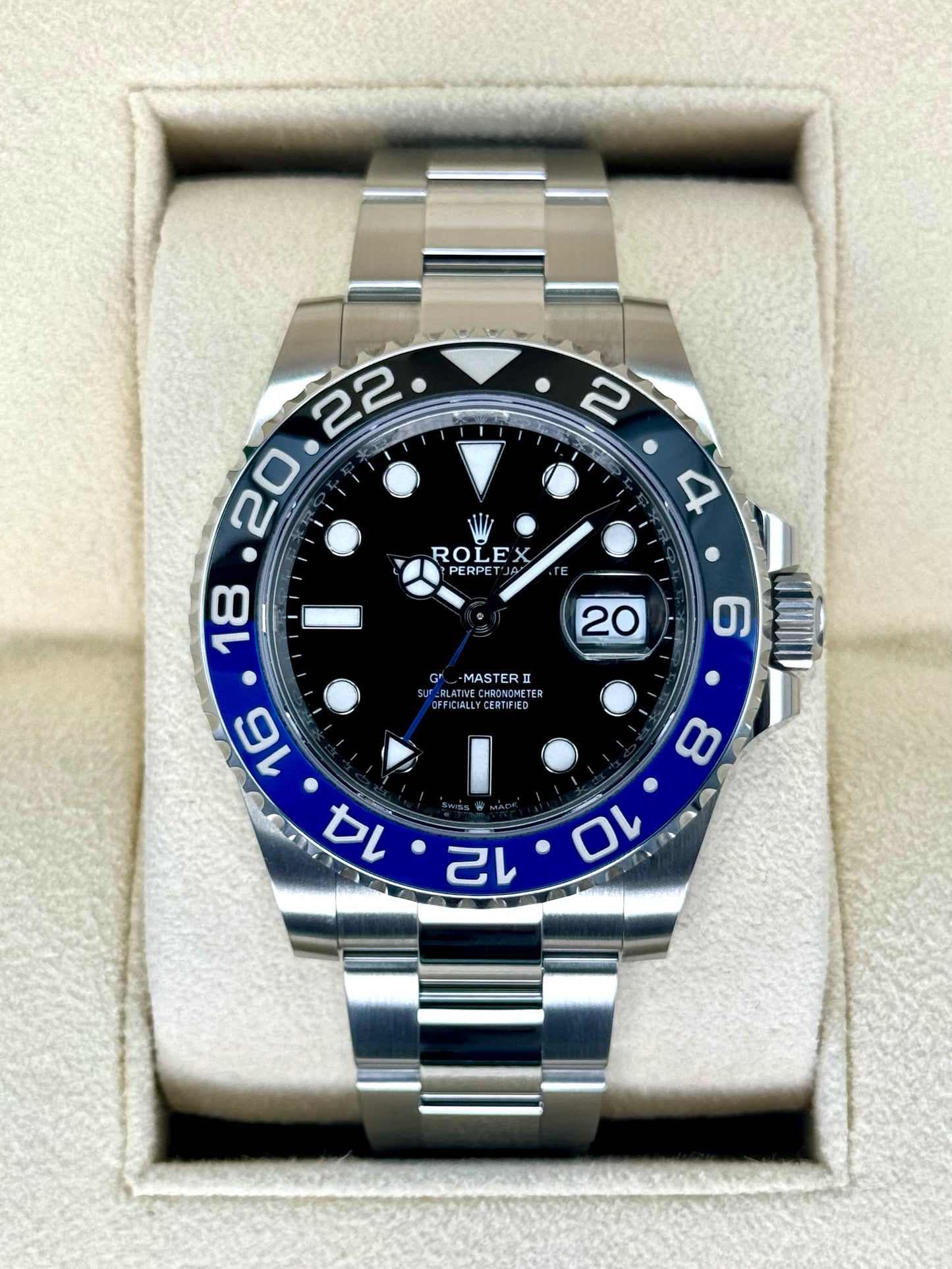 2023 Rolex GMT-Master II "Batman" 40mm 126710BLNR Oyster