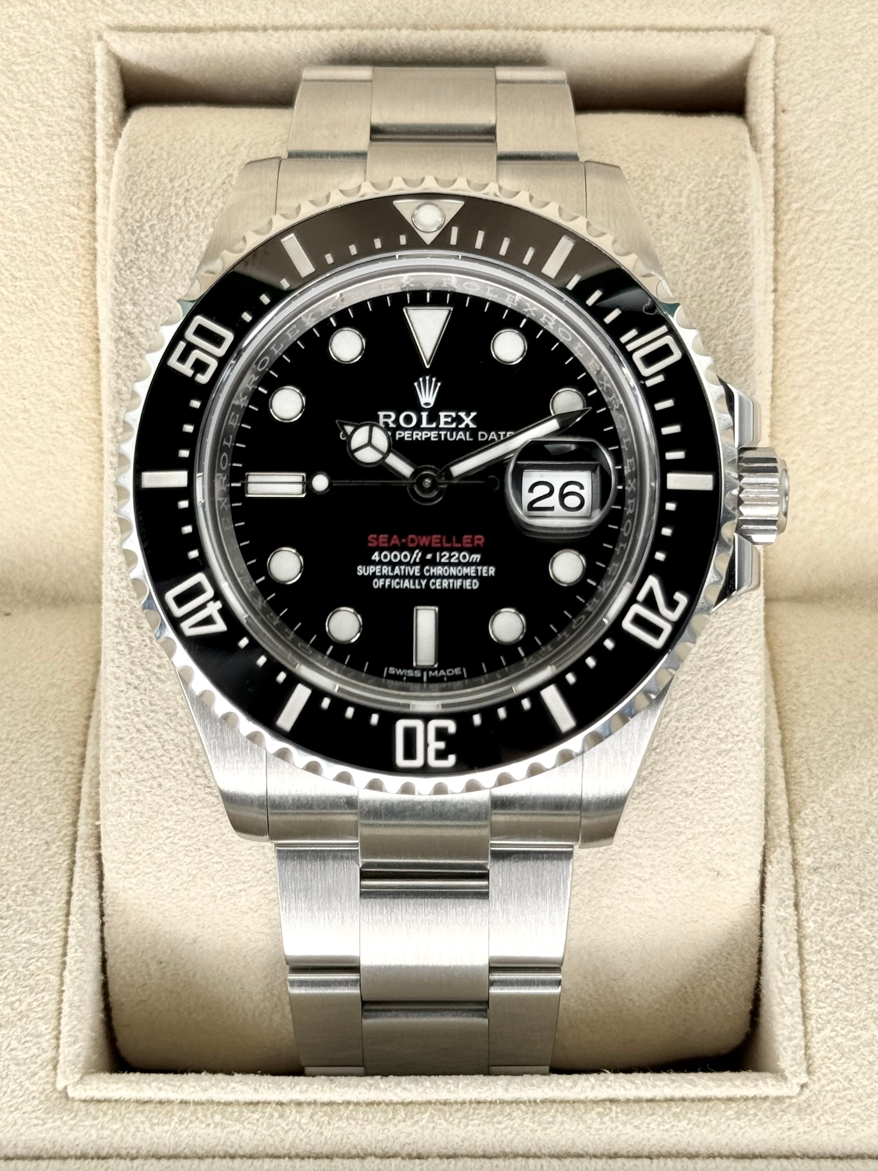 Rolex sea 2025 dweller 2018