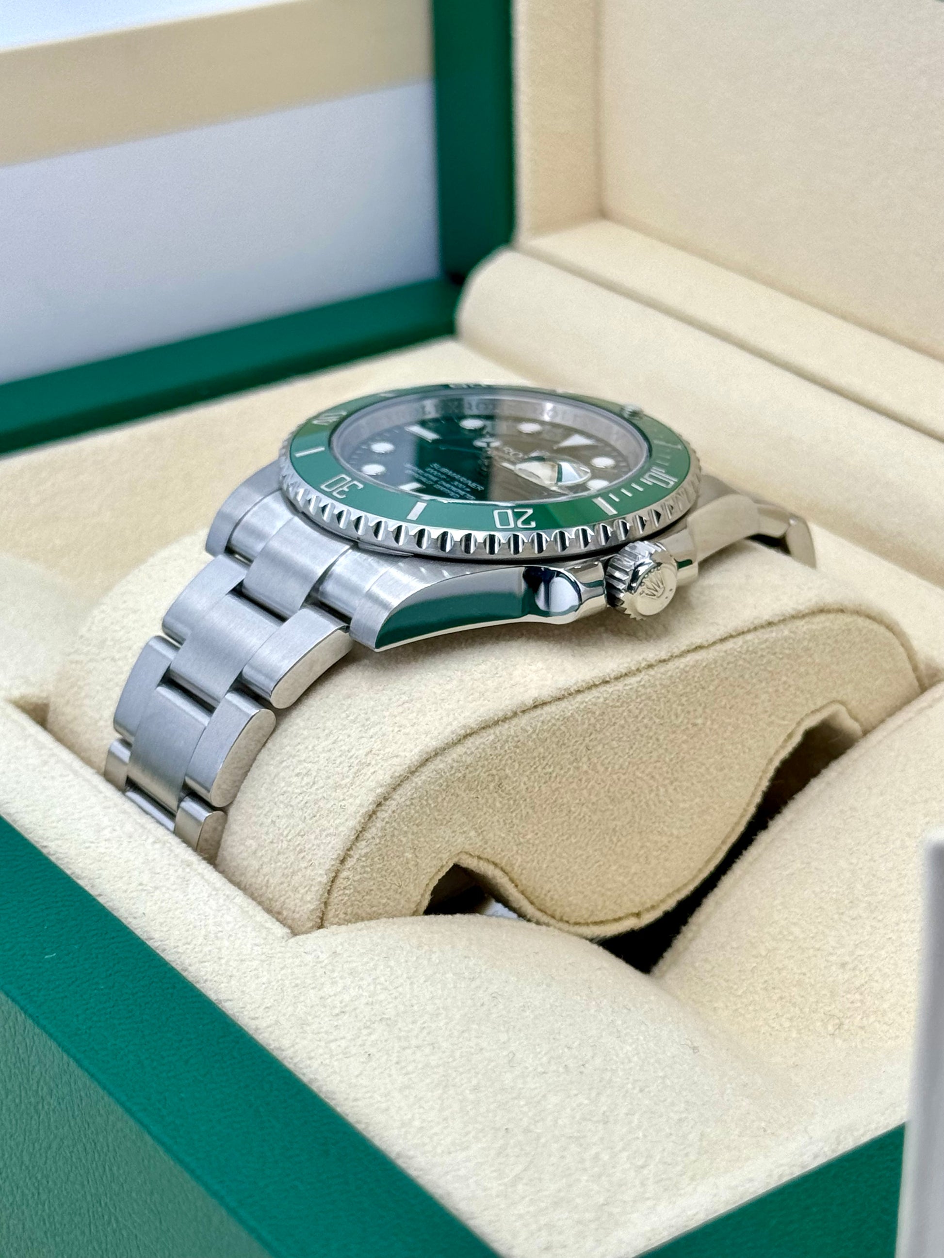 2015 Rolex Submariner Date "Hulk" 40mm 116610LV Green Dial - MyWatchLLC