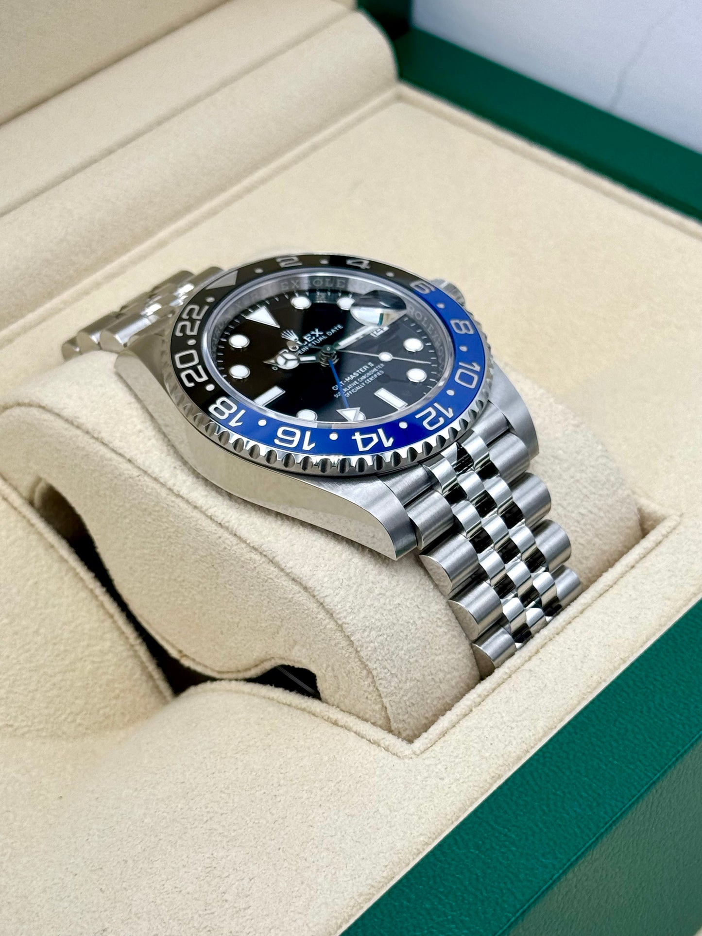 NEW 2024 Rolex GMT-Master II "Batgirl" 40mm 126710BLNR Jubilee