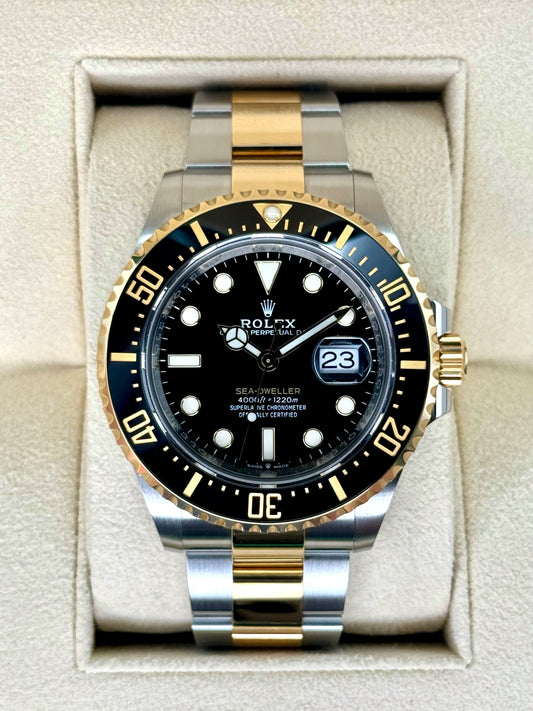 2022 Rolex Sea-Dweller 43mm 126603 Two-Tone Black Dial