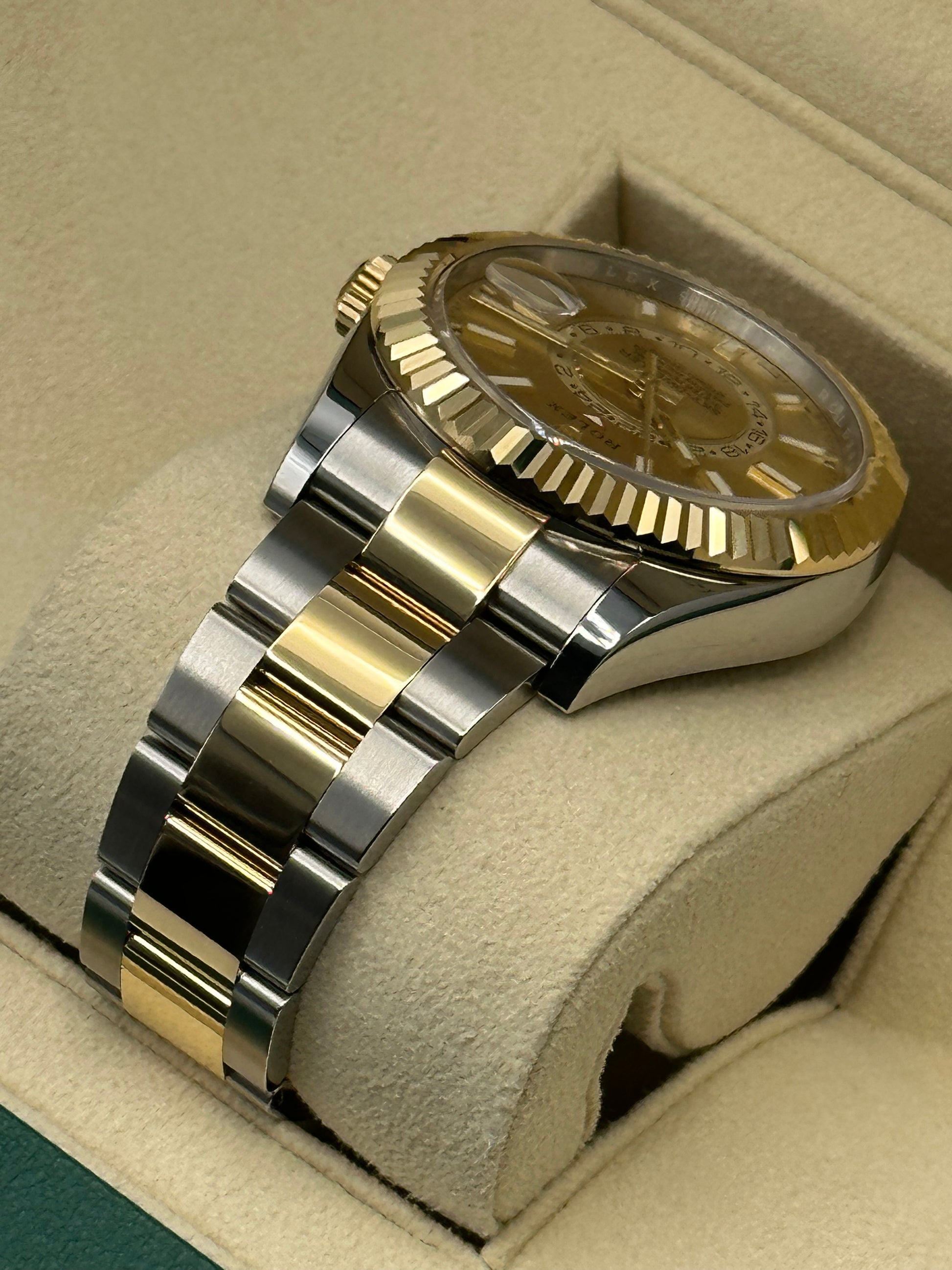 NEW 2023 Rolex Sky-Dweller 326933 Champagne Dial - MyWatchLLC