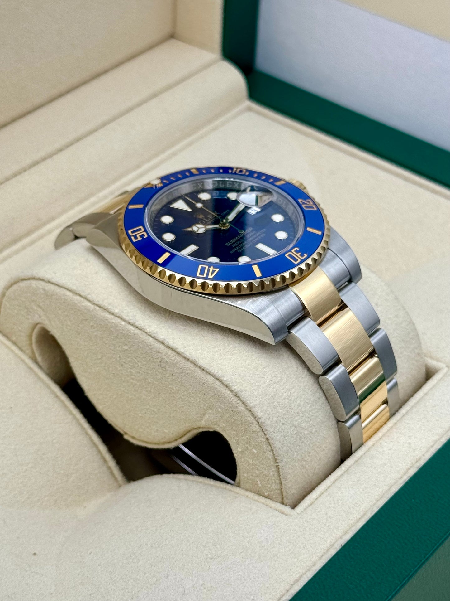 2020 Rolex Submariner "Bluesy" 40mm 116613LB Two-Tone Blue Dial