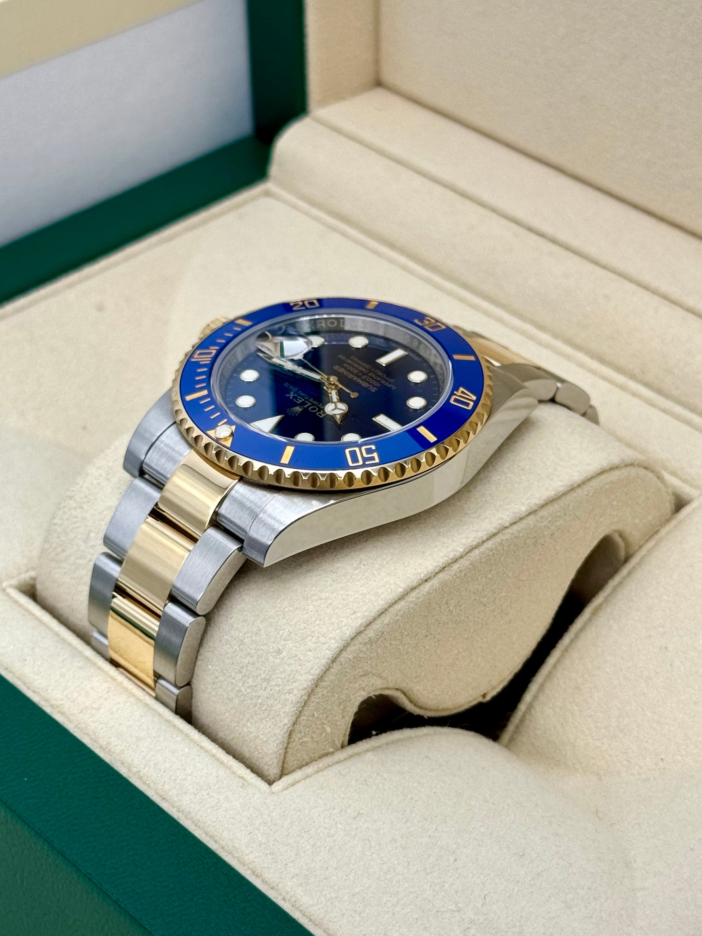 2020 Rolex Submariner "Bluesy" 40mm 116613LB Two-Tone Blue Dial