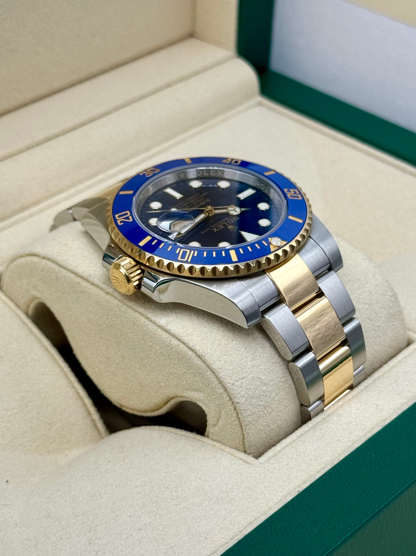 2020 Rolex Submariner "Bluesy" 40mm 116613LB Two-Tone Blue Dial