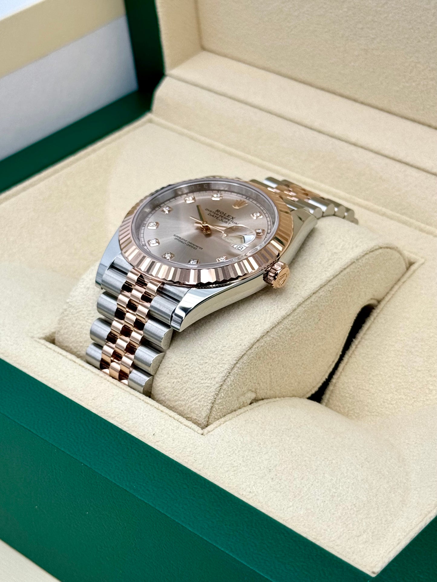 NEW 2024 Rolex Datejust 41mm 126331 Two-Tone Jubilee Sundust Diamond Dial