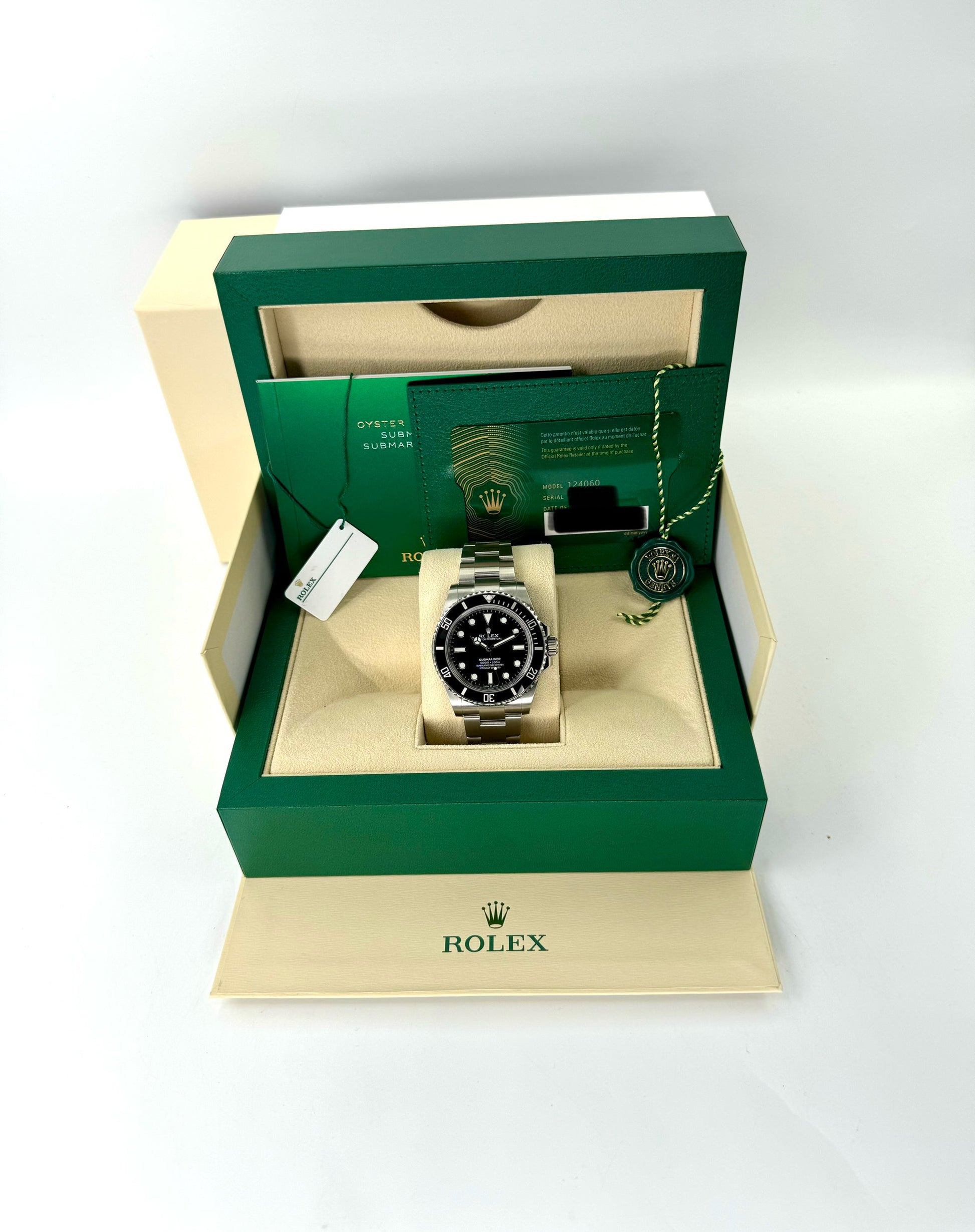 NEW 2024 Rolex Submariner 41mm 124060 Stainless Steel Black Dial - MyWatchLLC