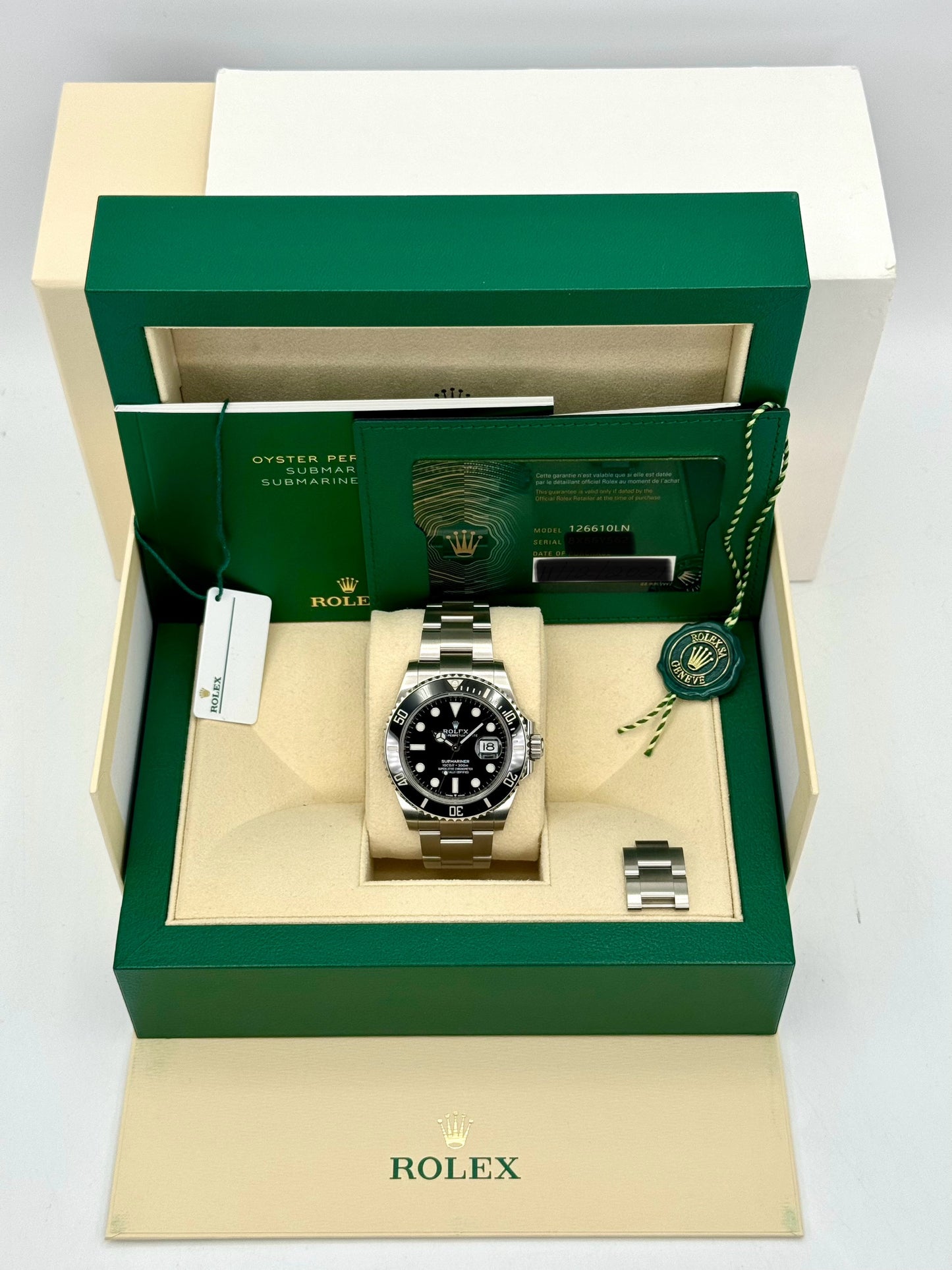 2021 Rolex Submariner 41mm 126610LN Stainless Steel Black Dial