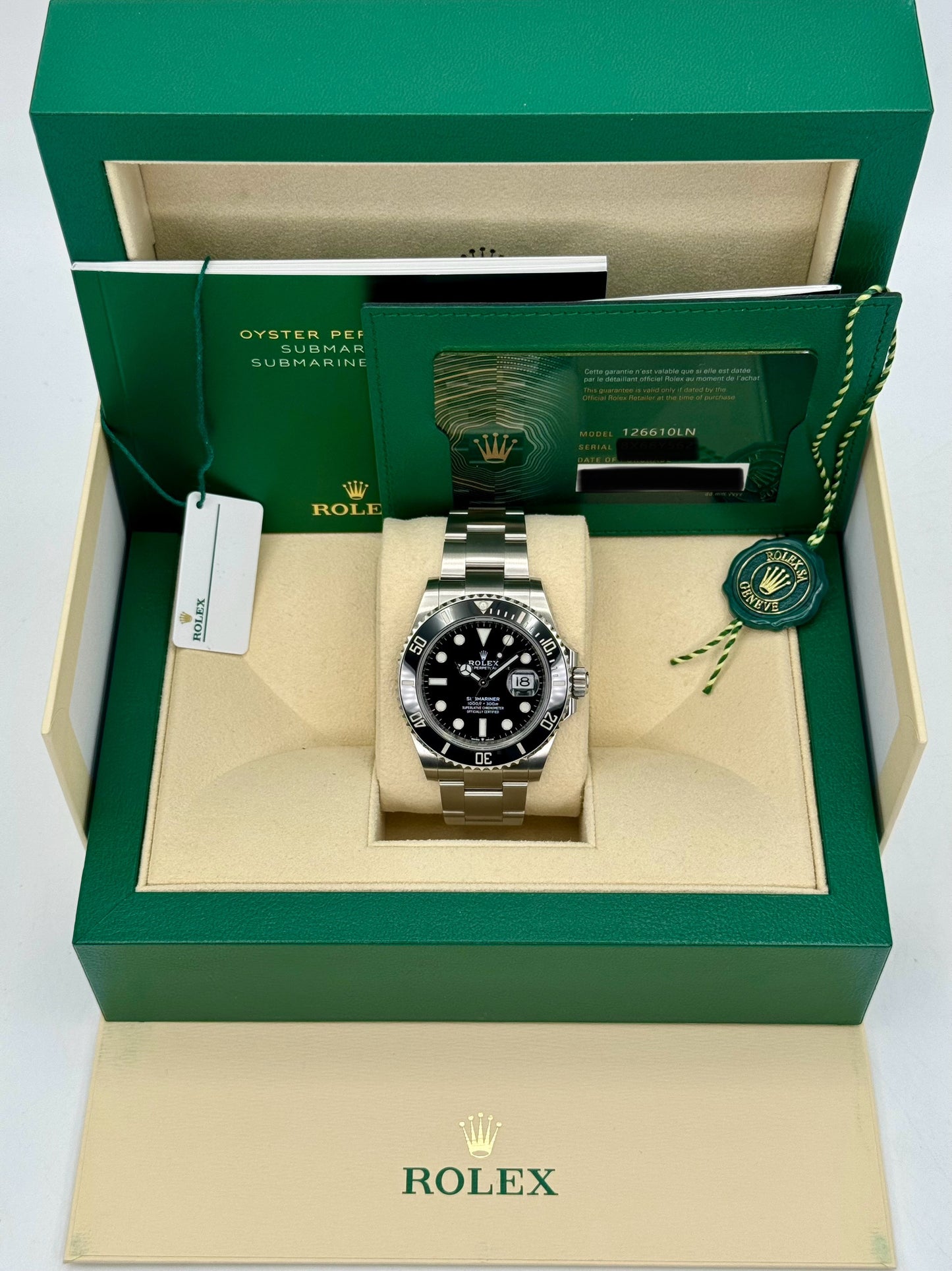 2021 Rolex Submariner 41mm 126610LN Stainless Steel Black Dial