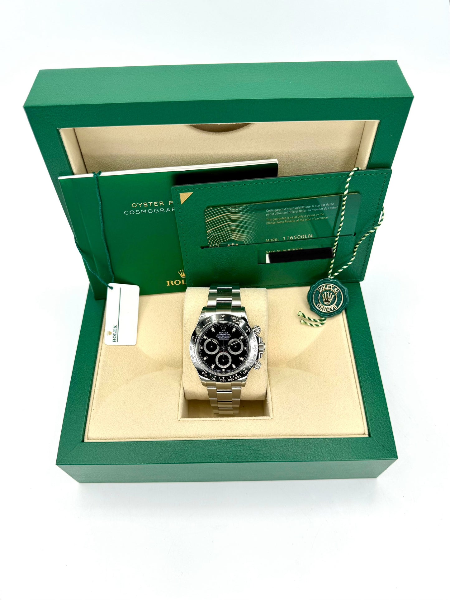 2021 Rolex Daytona 40mm 116500LN Stainless Steel Black Dial - MyWatchLLC