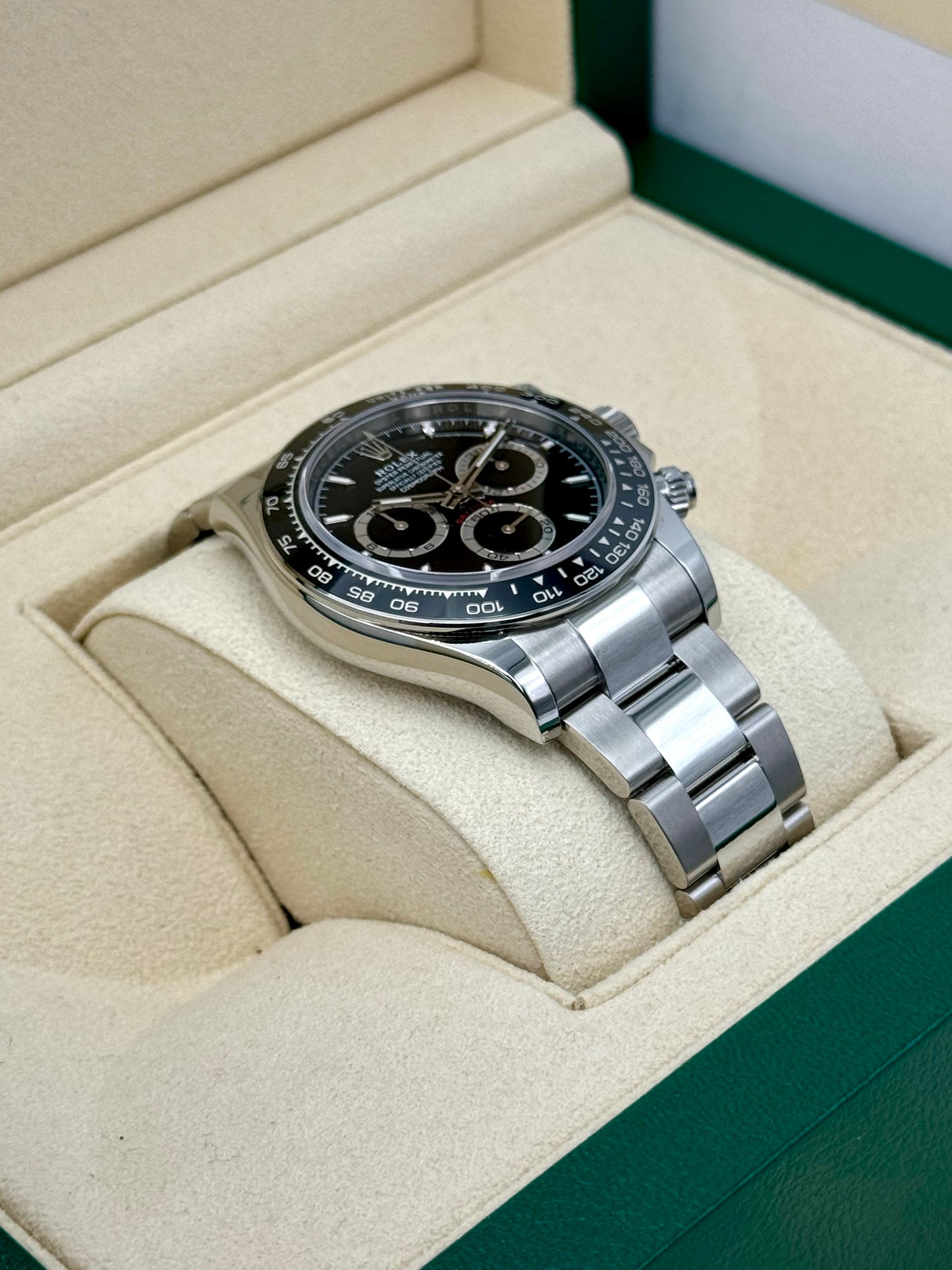 2024 Rolex Daytona 40mm 126500LN Stainless Steel Black Dial