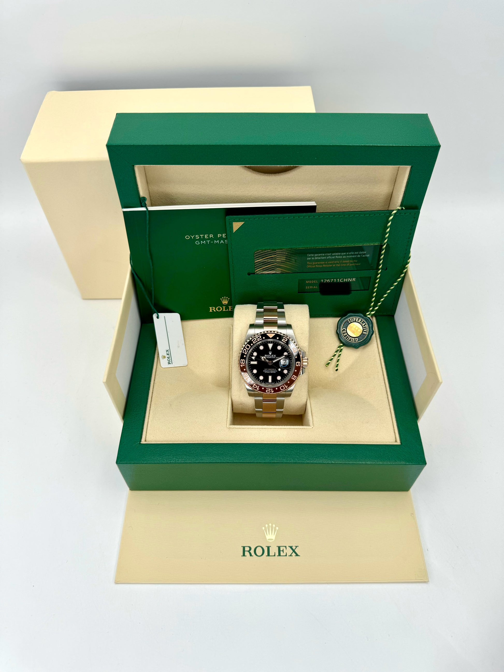 2023 Rolex GMT-Master II "Rootbeer" 40mm 126711CHNR Black Dial - MyWatchLLC