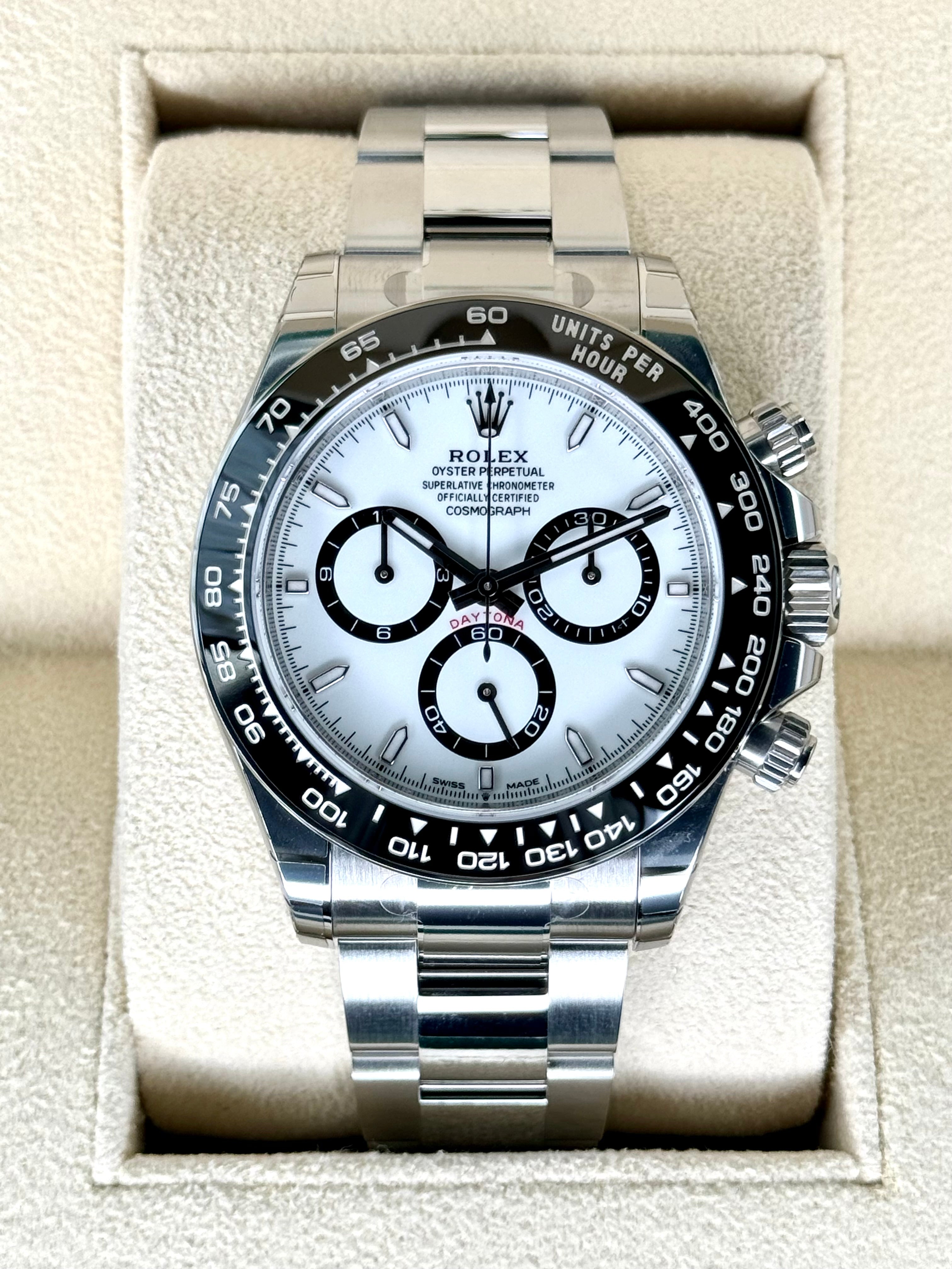 NEW 2024 Rolex Daytona 40mm 126500LN Stainless Steel Panda Dial