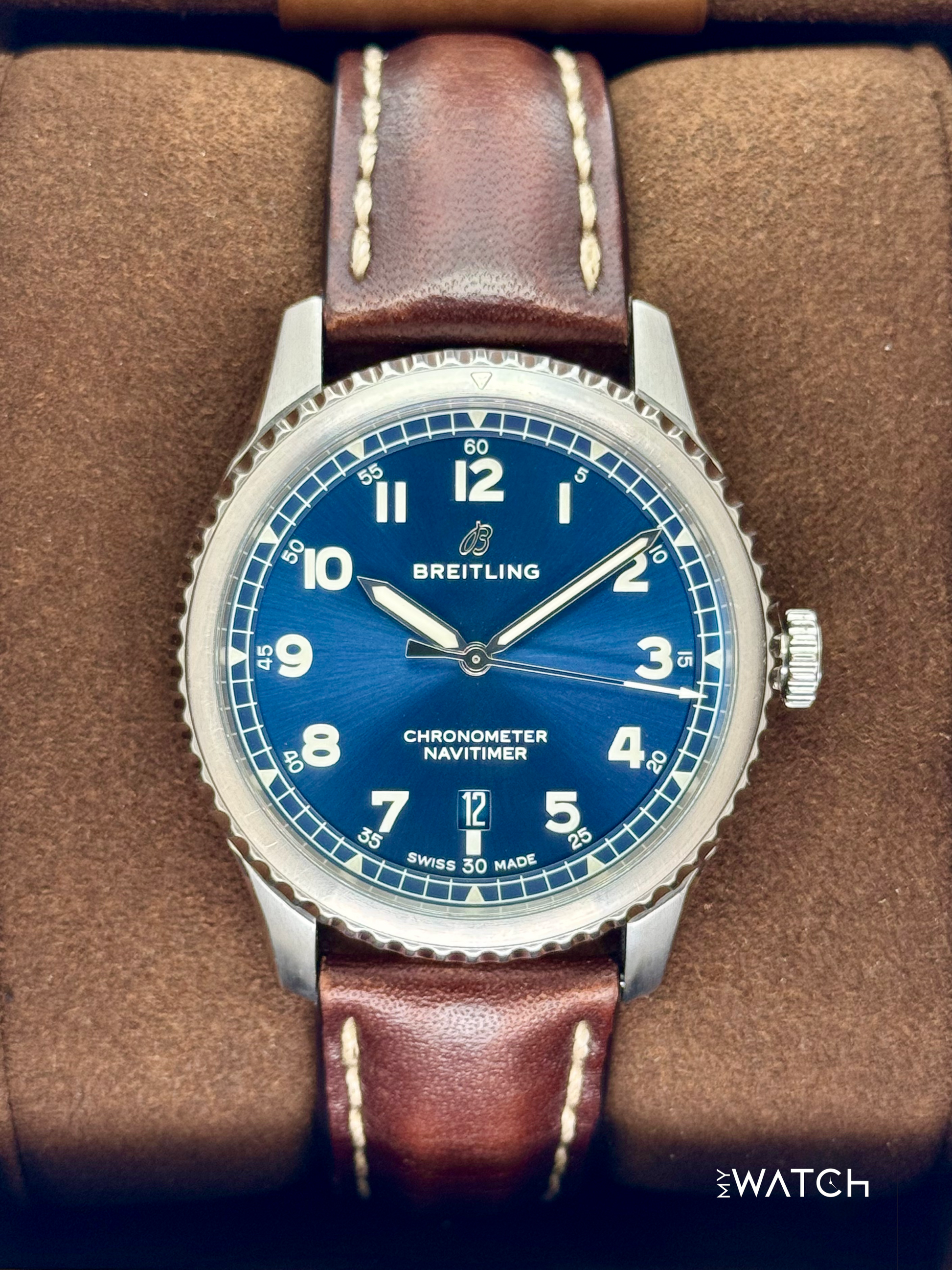 Breitling Navitimer 8 Automatic 41mm A17314101C1A1 Blue Dial - MyWatchLLC