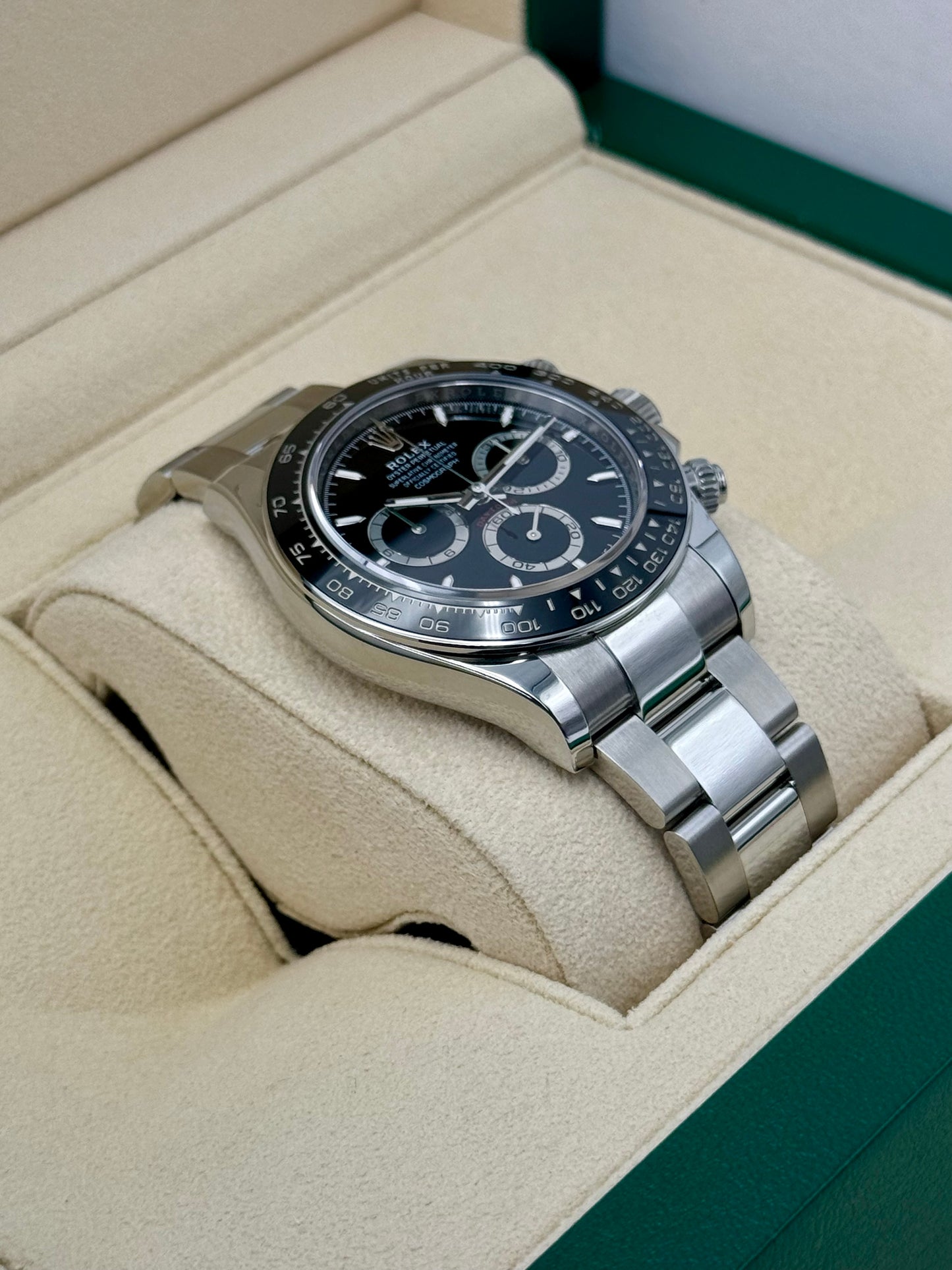 2024 Rolex Daytona 40mm 126500LN Stainless Steel Black Dial