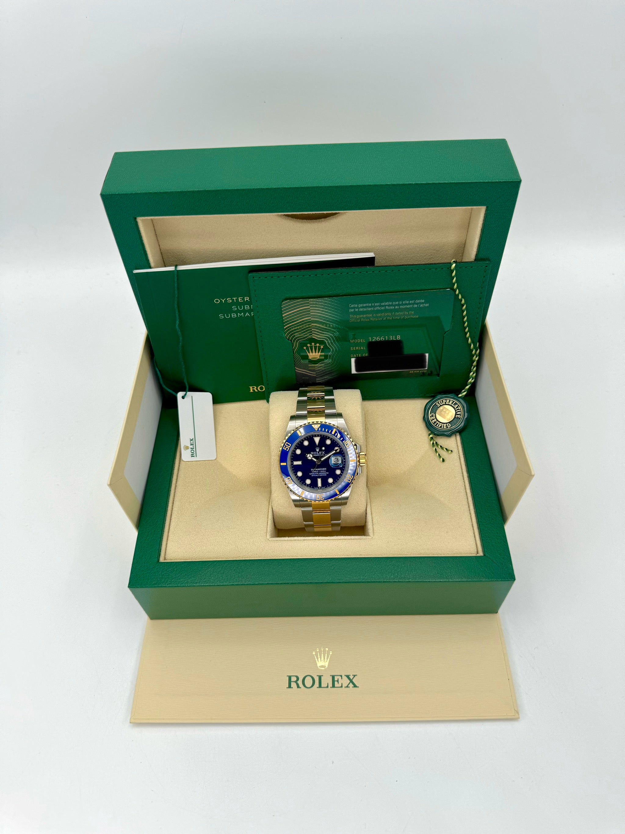 Rolex hotsell blue mariner