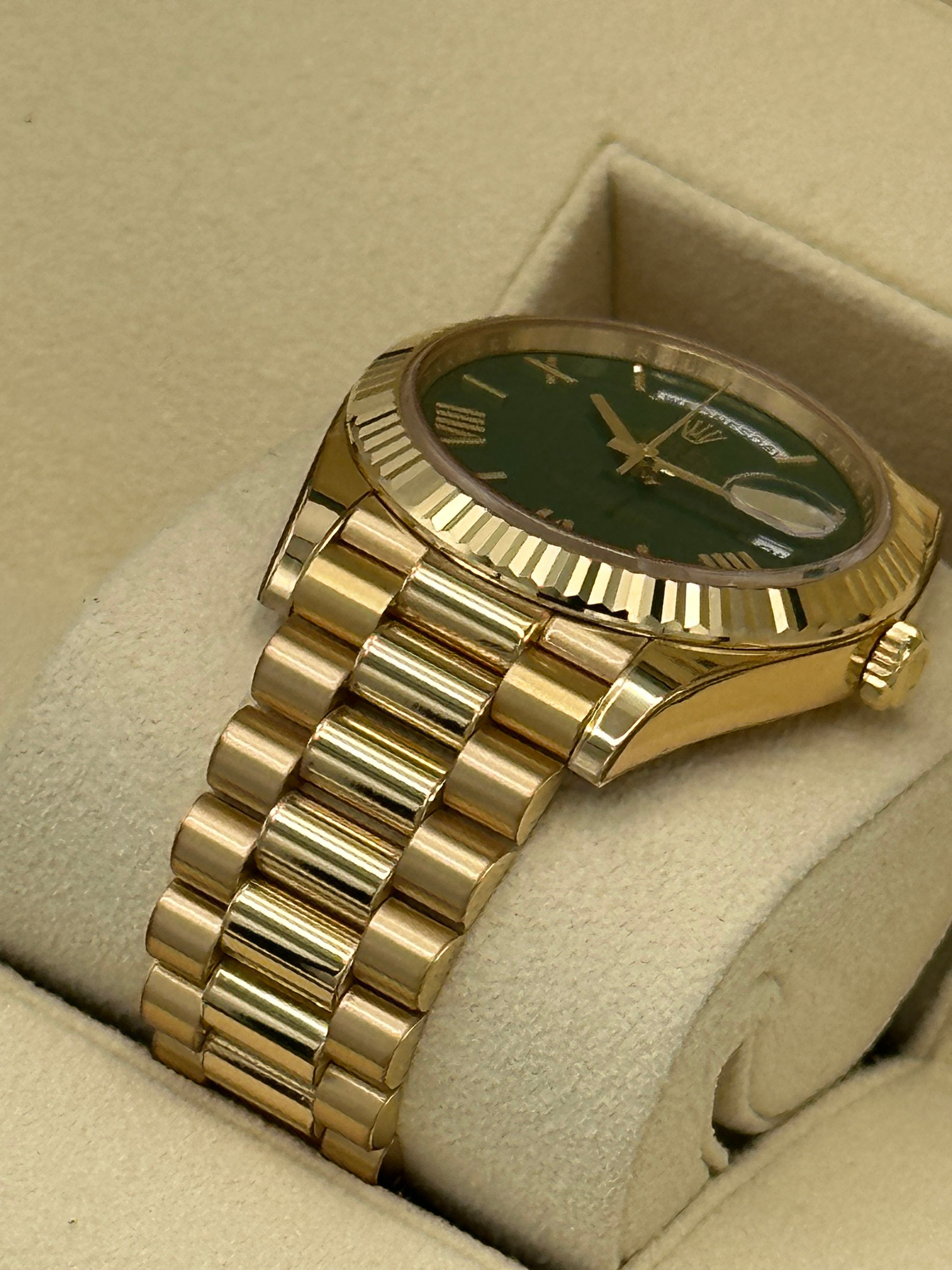 2023 Rolex Day Date 40mm 228238 Presidential Green Dial MyWatchLLC