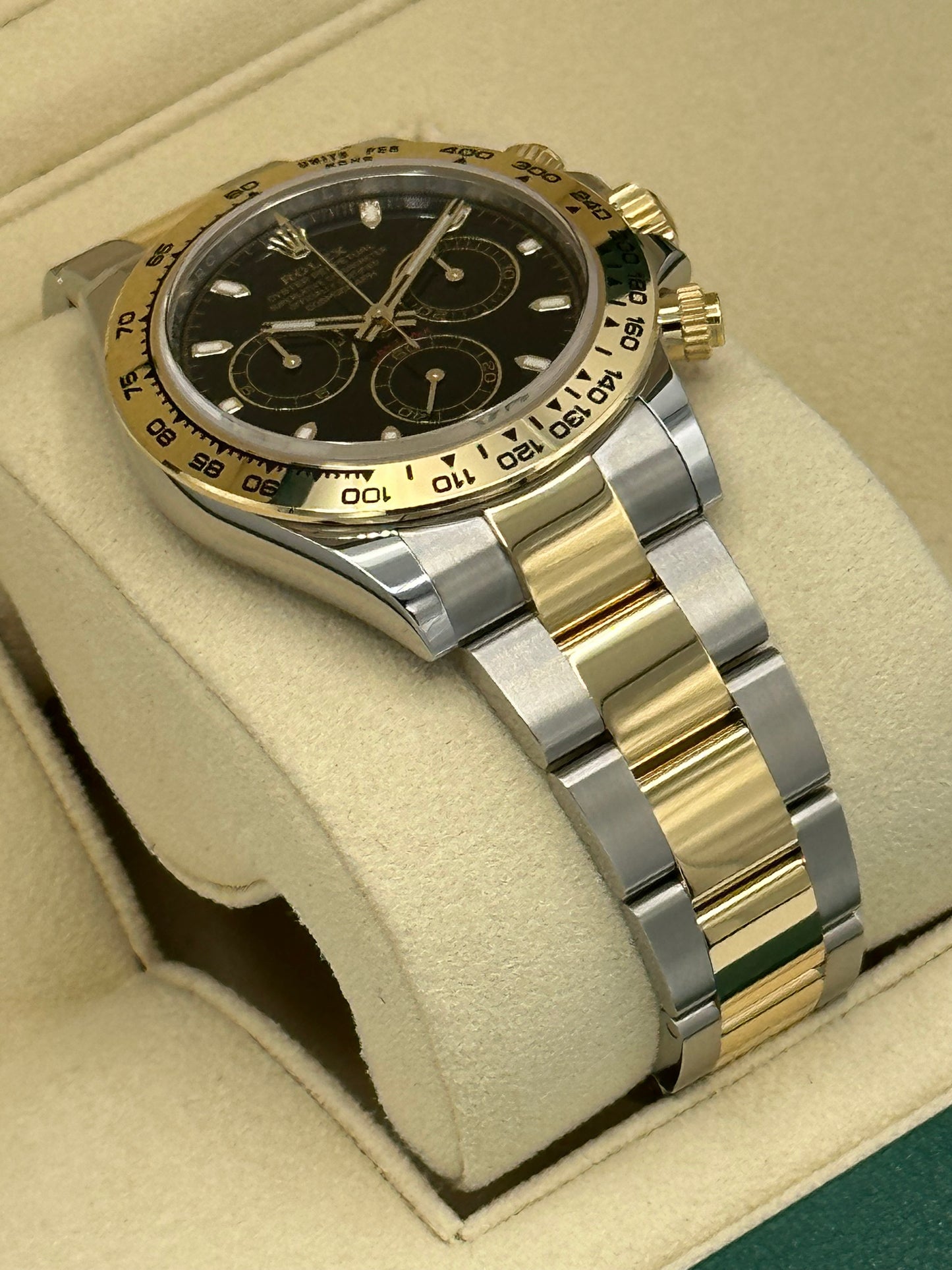 2022 Rolex Daytona 116503 Two-Tone Stainless Steel/Gold Black Dial - MyWatchLLC