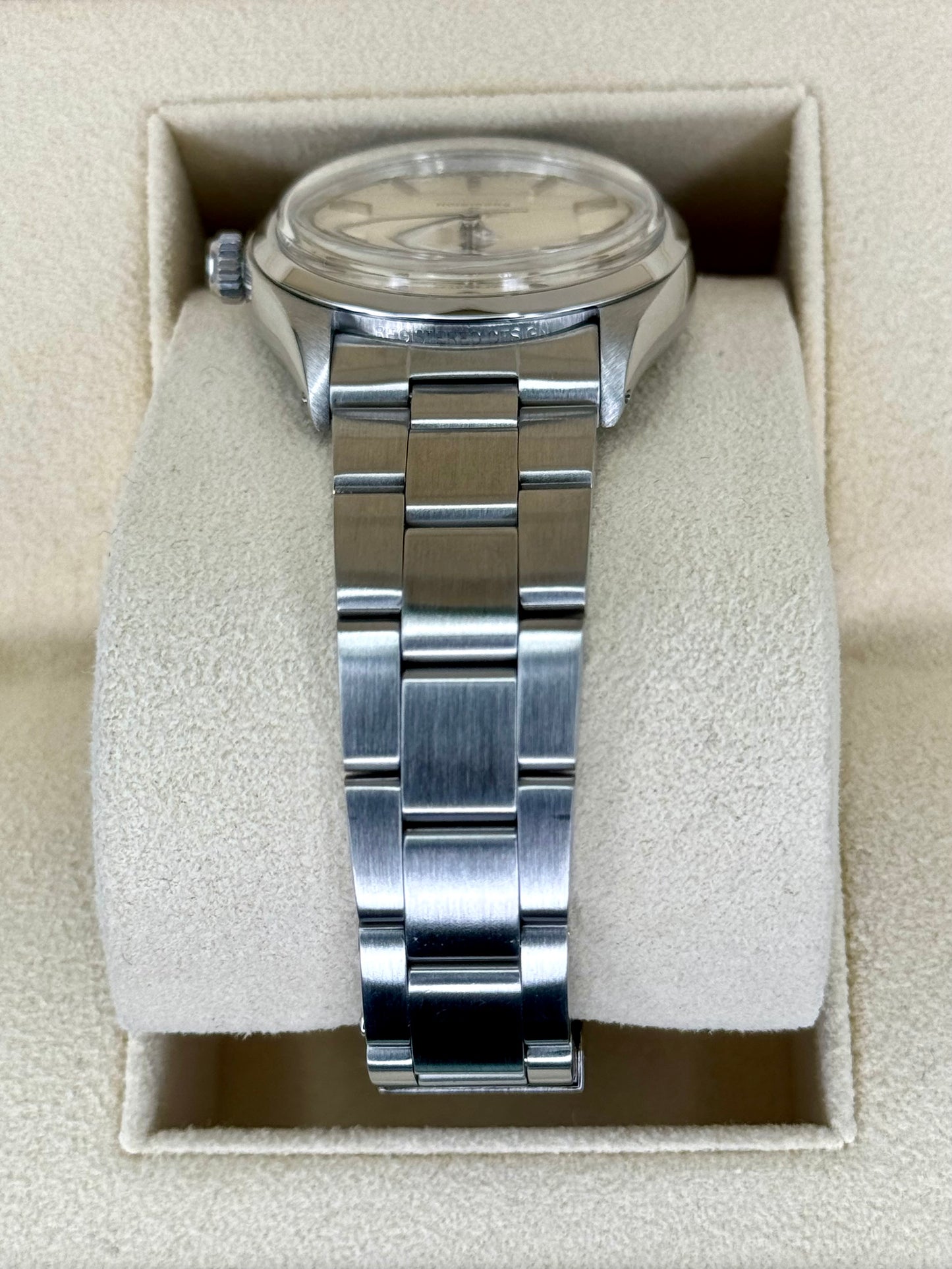 1978 Rolex Air-King 34mm 5500 Stainless Steel Oyster Silver Dial - MyWatchLLC