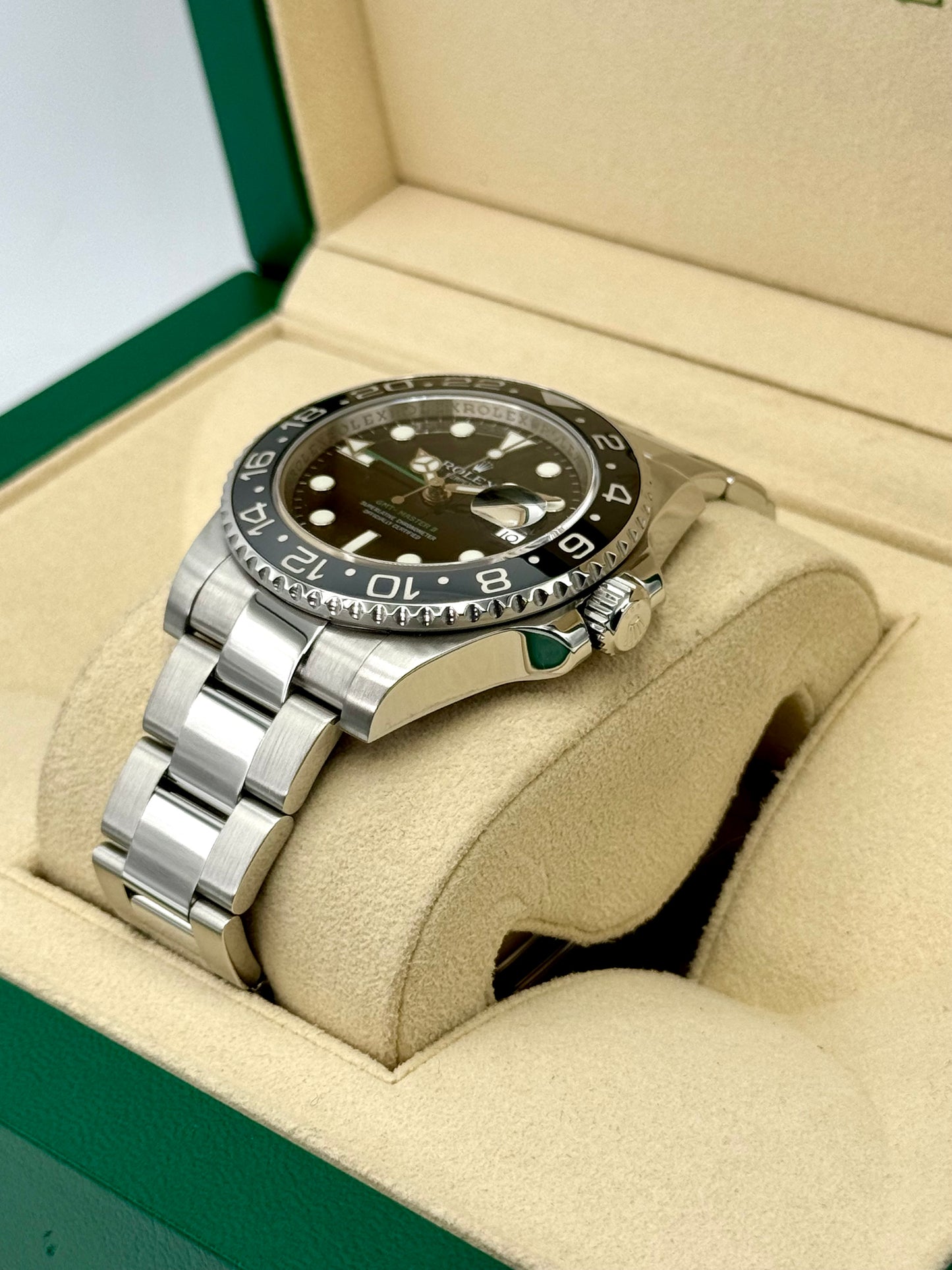 2007 Rolex GMT-Master II 40mm 116710LN Stainless Steel Black Dial