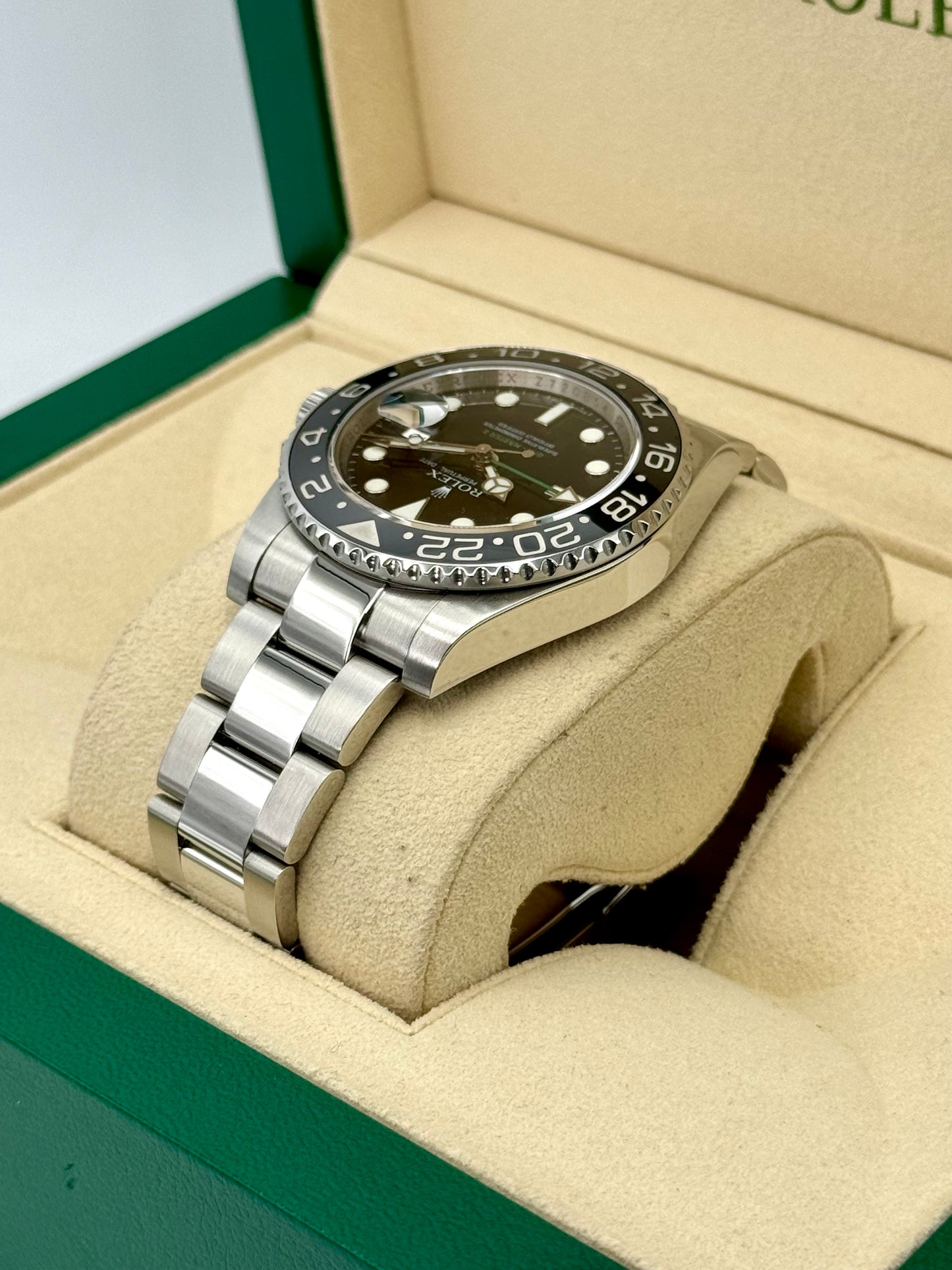 2007 Rolex GMT-Master II 40mm 116710LN Stainless Steel Black Dial