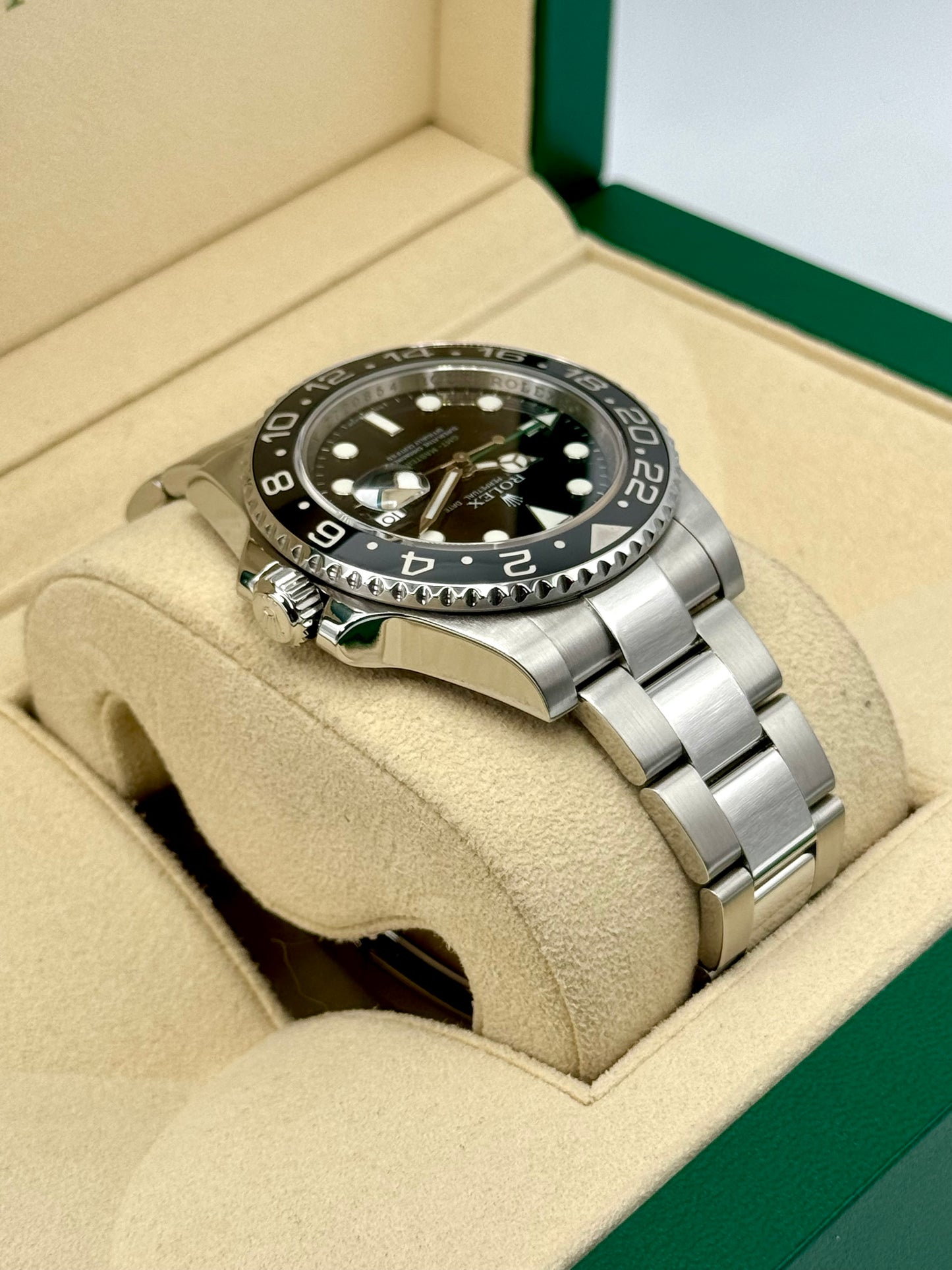 2007 Rolex GMT-Master II 40mm 116710LN Stainless Steel Black Dial