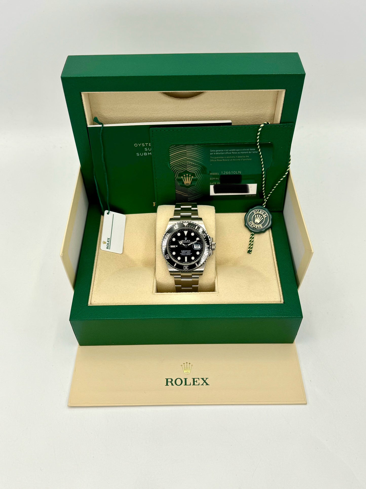 NEW 2024 Rolex Submariner 41mm 126610LN Stainless Steel Black Dial - MyWatchLLC