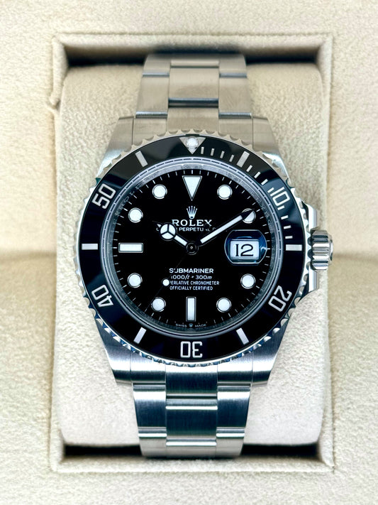 2024 Rolex Submariner 41mm 126610LN Stainless Steel Black Dial