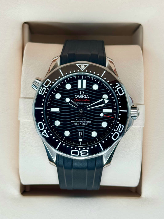 2022 Omega Seamaster Diver 300M 42mm 21032422001001 Black Dial