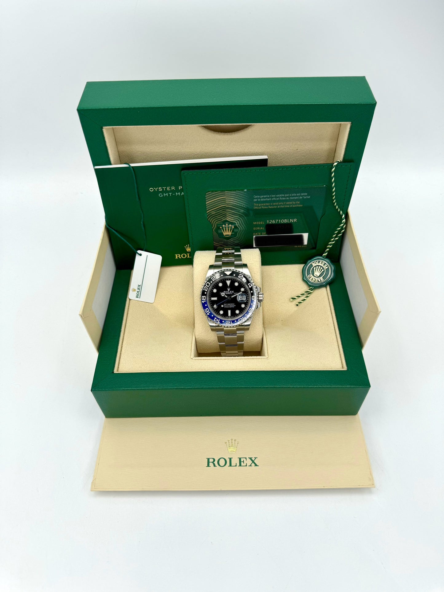 2021 Rolex GMT-Master II "Batman" 40mm 126710BLNR Oyster Black Dial - MyWatchLLC