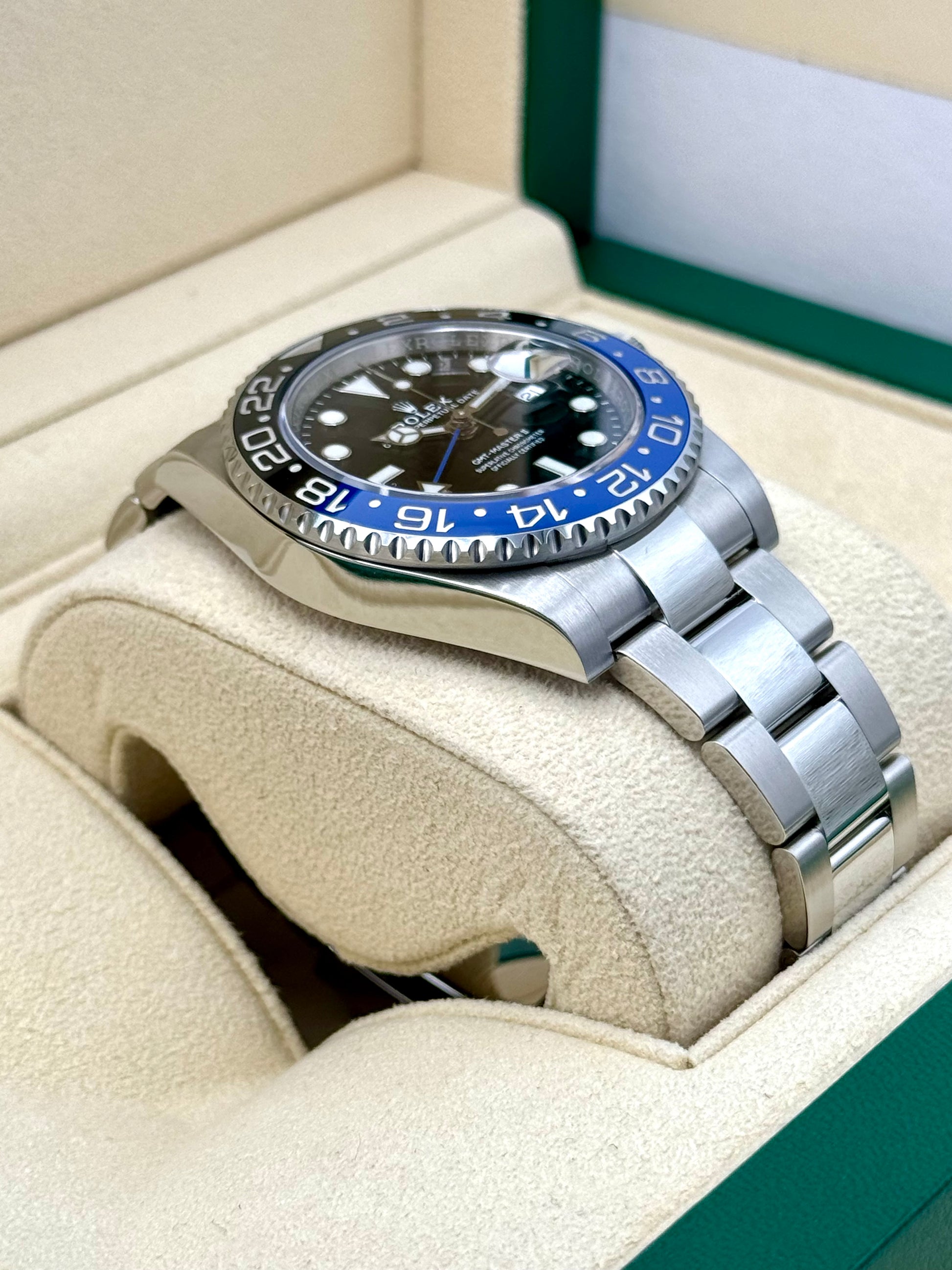 2021 Rolex GMT-Master II "Batman" 40mm 126710BLNR Oyster Black Dial - MyWatchLLC