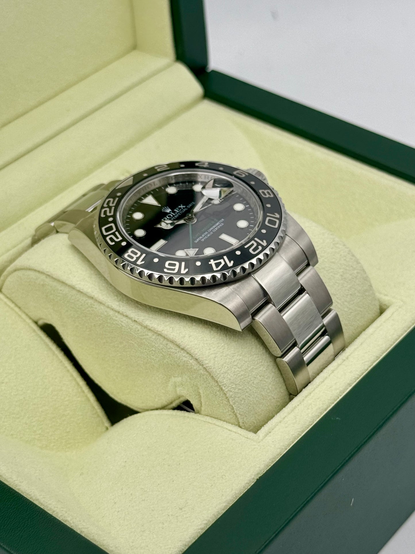 2013 Rolex GMT-Master II 40mm 116710LN Stainless Steel Black Dial