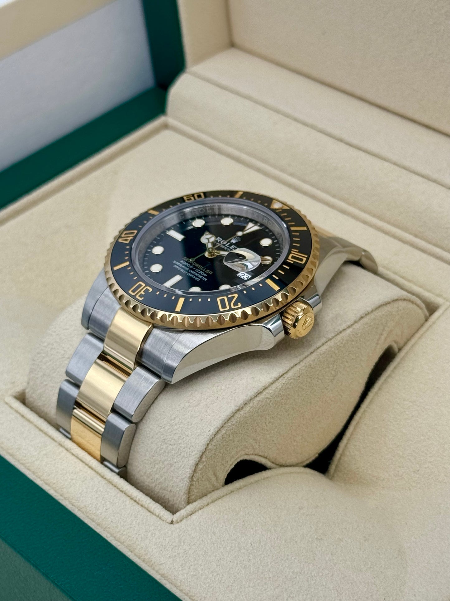 2022 Rolex Sea-Dweller 43mm 126603 Two-Tone Black Dial