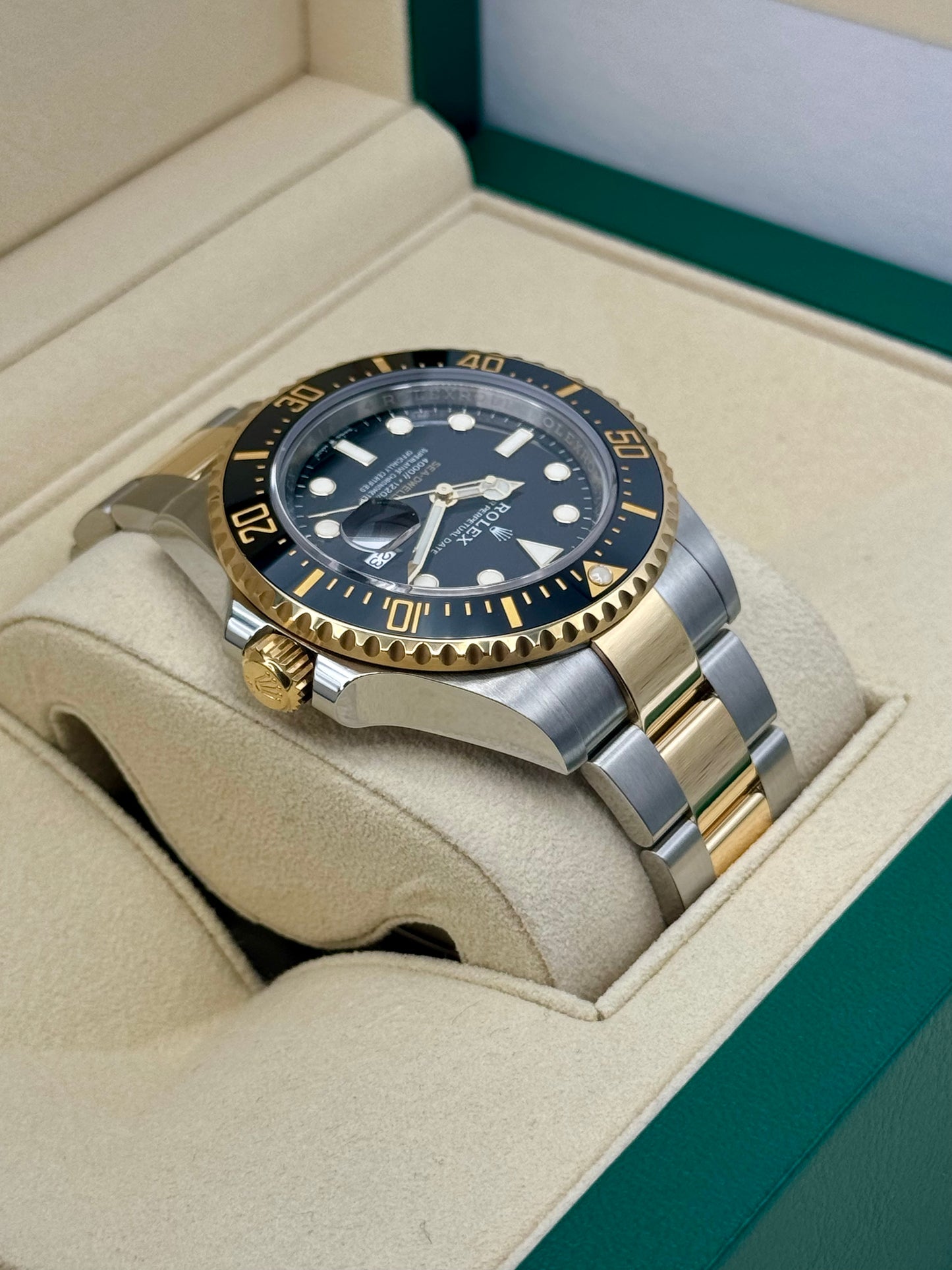 2022 Rolex Sea-Dweller 43mm 126603 Two-Tone Black Dial