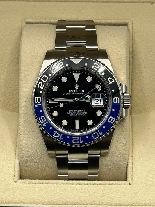 New 2023 Rolex GMT-Master II "Batman" 40mm 126710BLNR Black Dial - MyWatchLLC