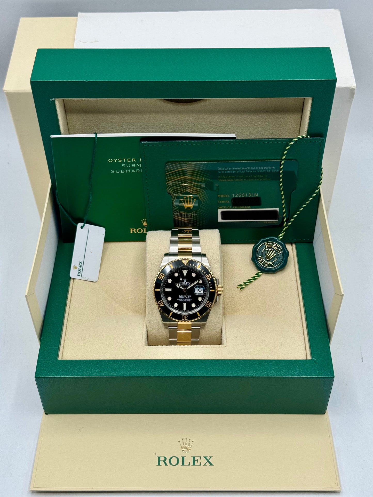 2024 Rolex Submariner 41mm 126613LN Two-Tone Black Dial