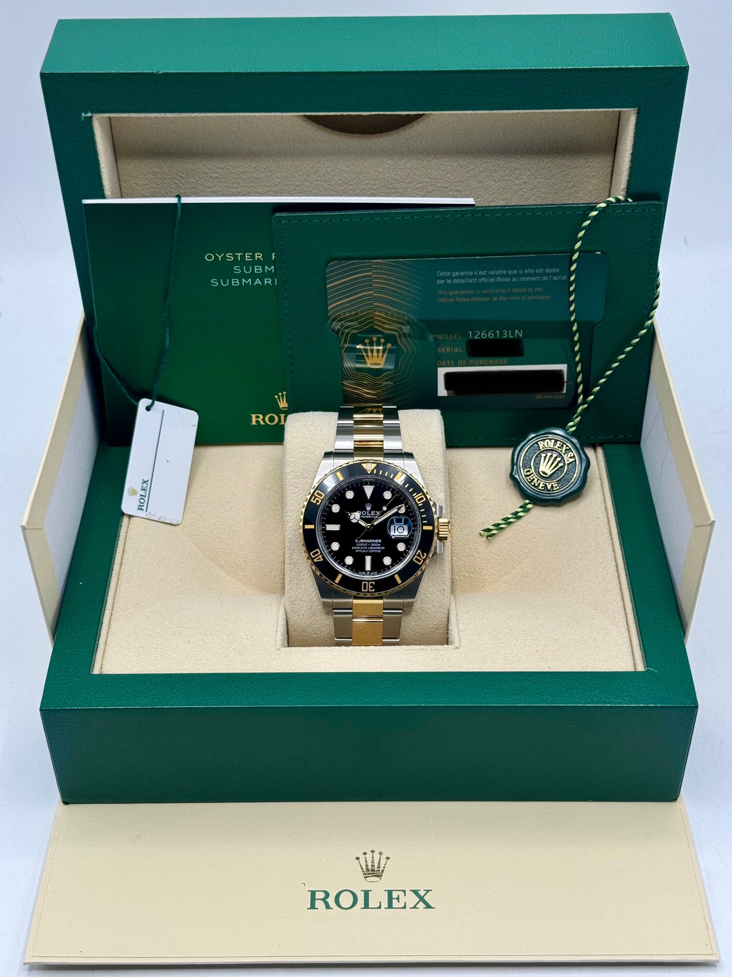 2024 Rolex Submariner 41mm 126613LN Two-Tone Black Dial