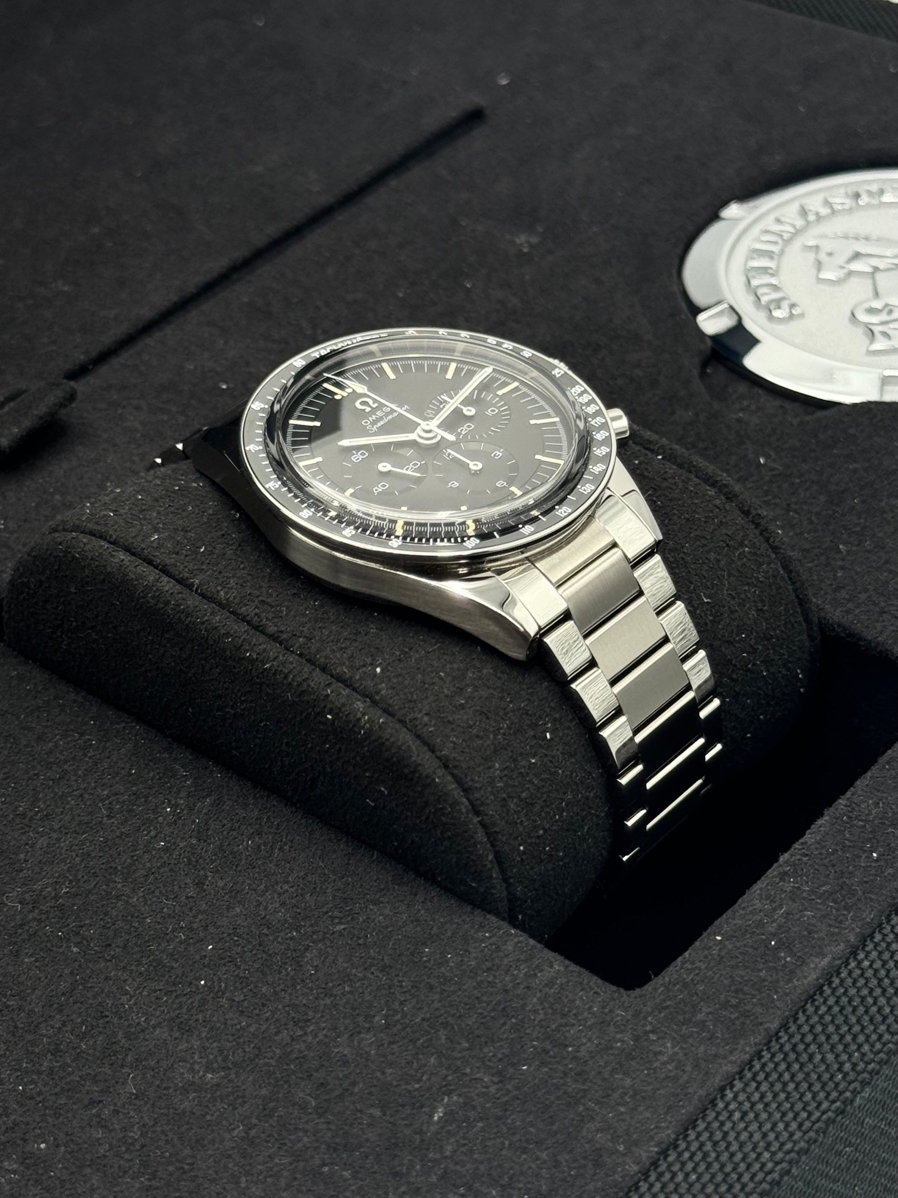 2021 Omega Speedmaster Ed White 39.7mm 311.30.40.30.01.001 Black Dial MyWatchLLC