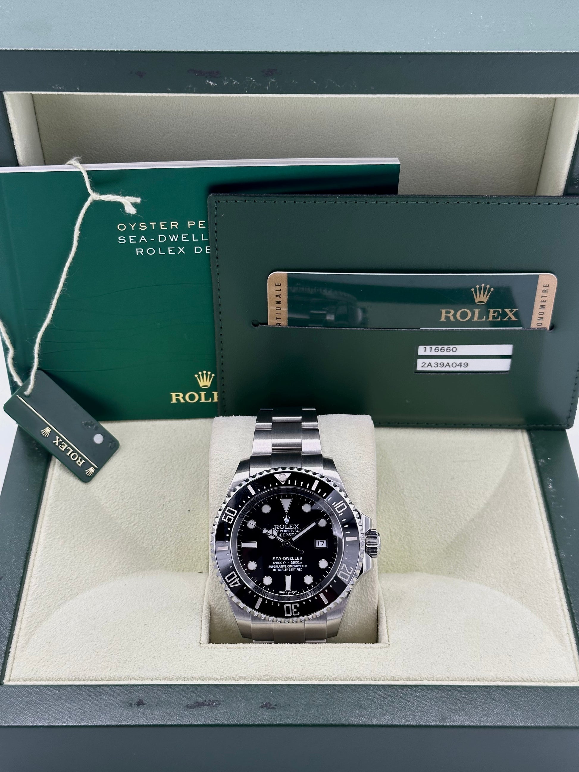 2014 Rolex Sea-Dweller Deepsea 42mm 116660 Black Dial - MyWatchLLC